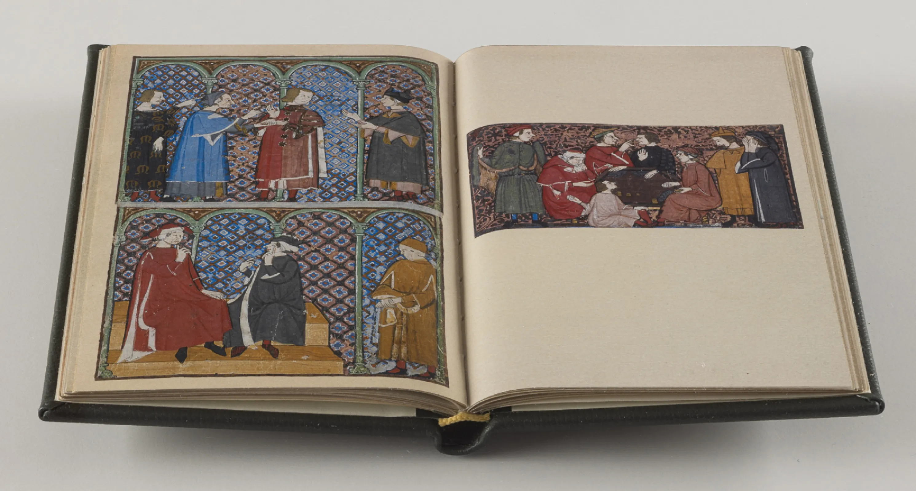 Each page contains numerous details and uniquely colourful miniatures to discover, and the magnificent imagery of the Middle Ages is presented to us in a wonderful way and in the highest quality. Each page contains numerous details and uniquely colourful miniatures to discover, and the magnificent imagery of the Middle Ages is presented to us in a wonderful way and in the highest quality.