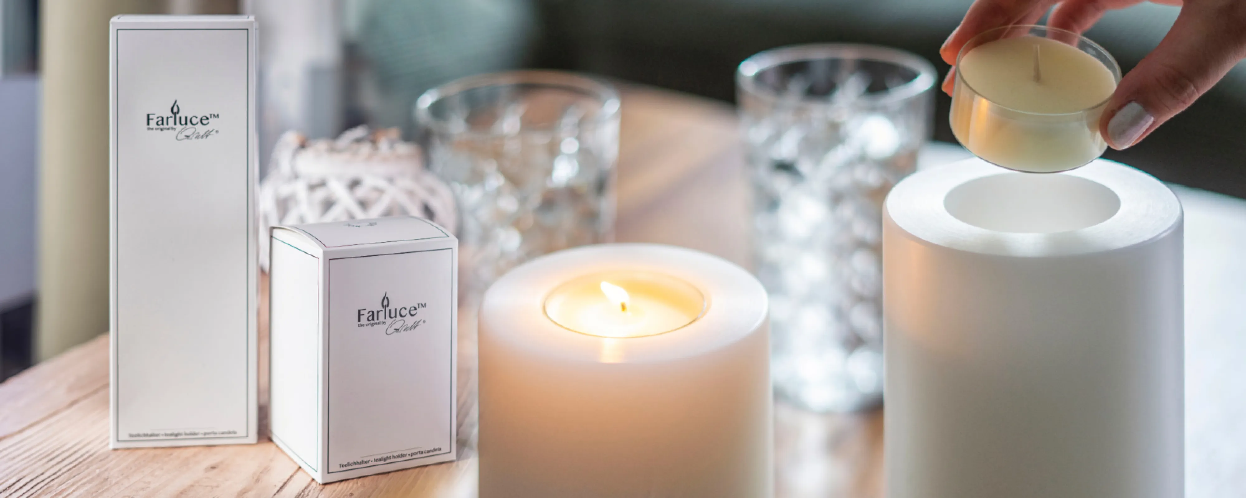 Farluce - tealightholder made in Germany