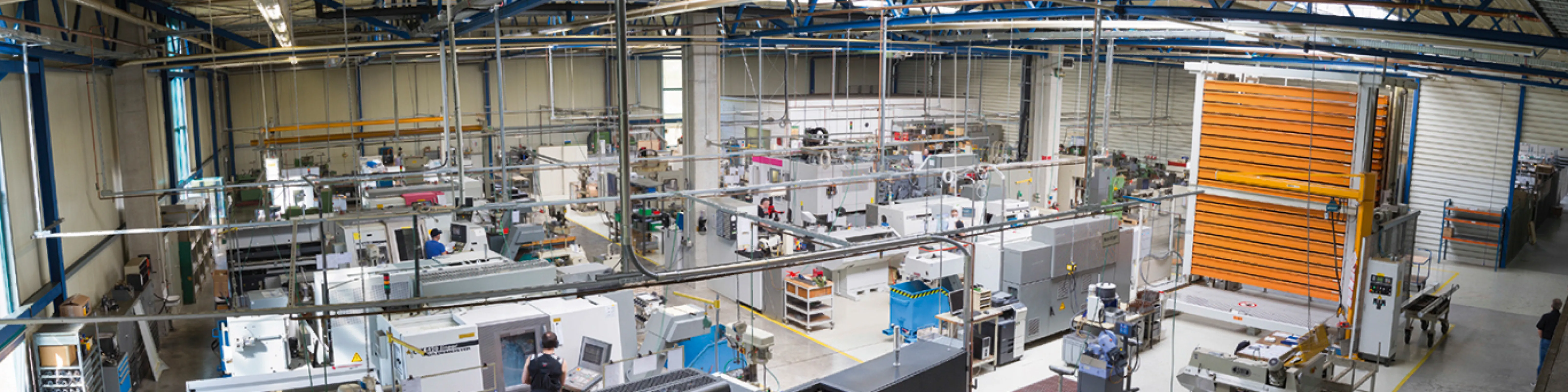 Our production hall at the headquarters.