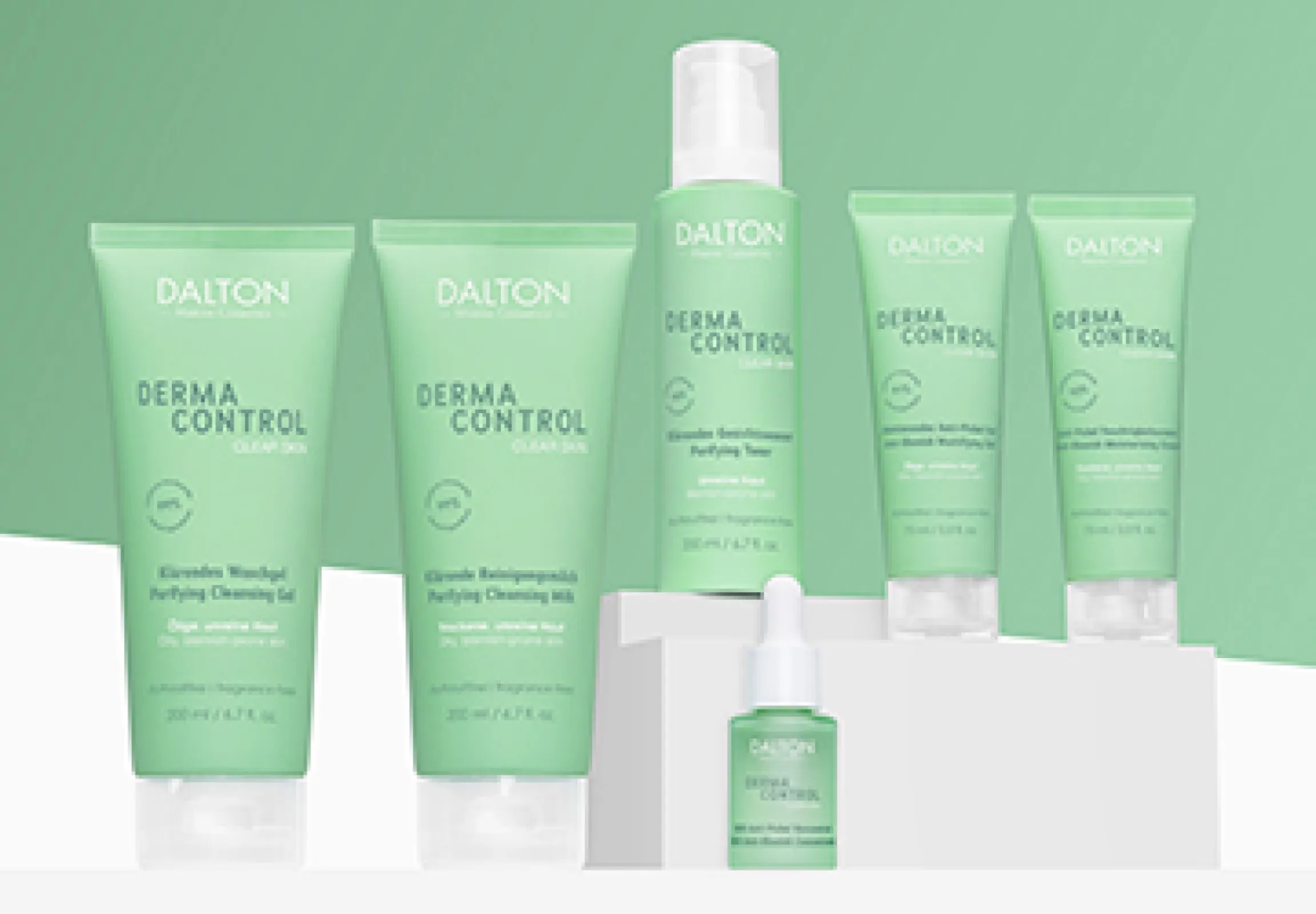 Skincare line for oily and dry, blemished skin