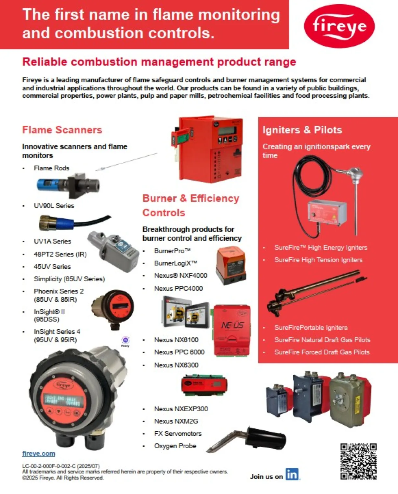 Fireye Product Range