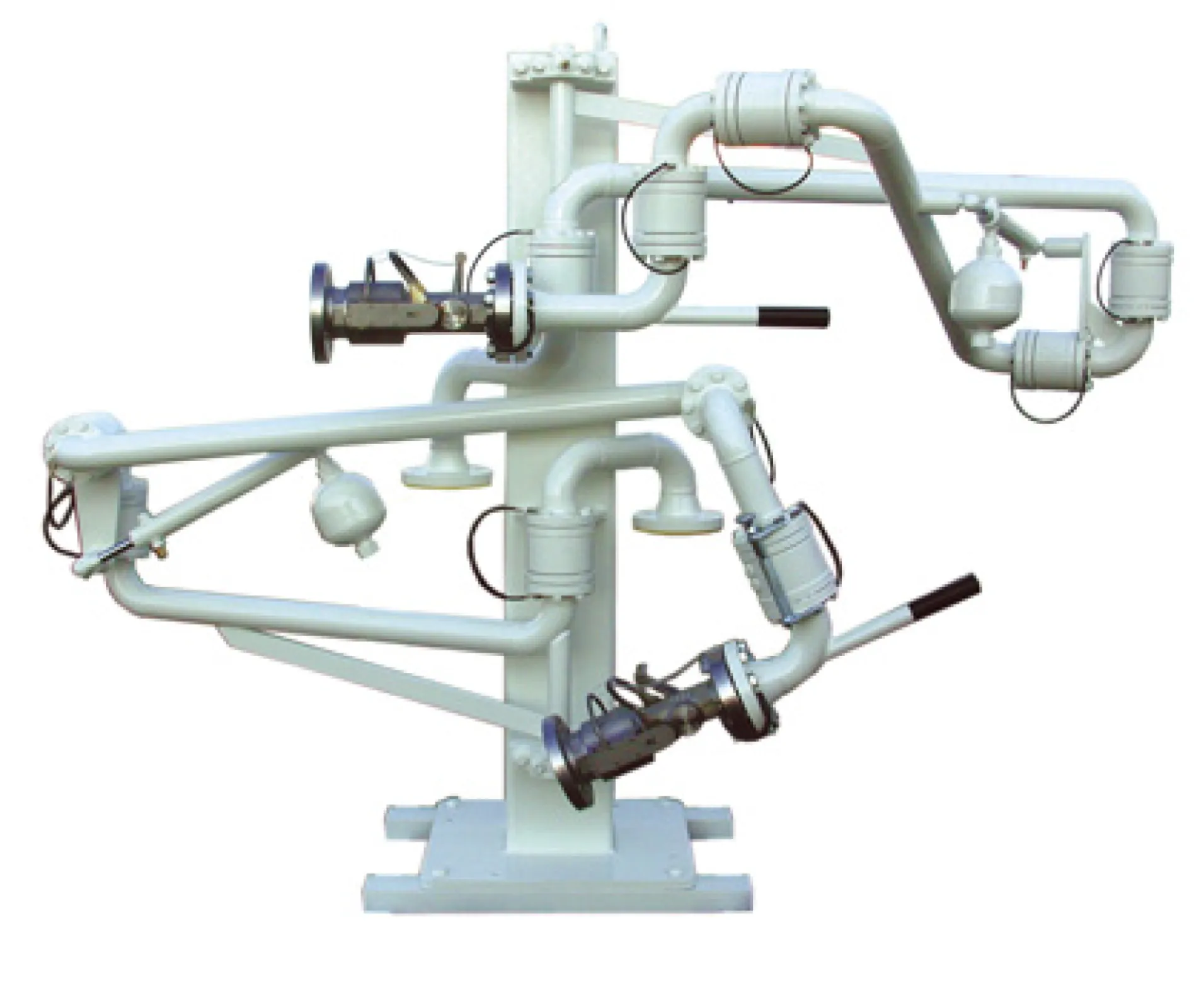 Loading arm station with 2 loading arms