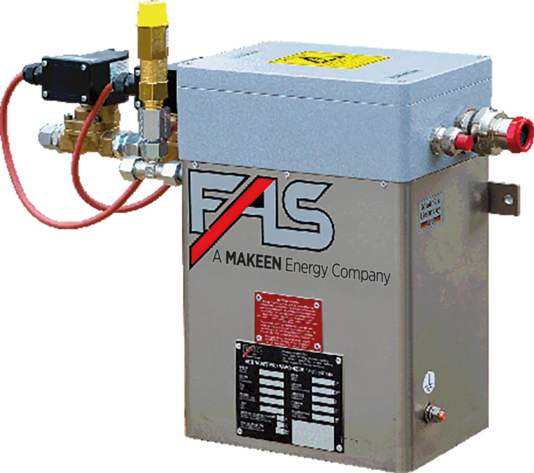 FAS vaporizer in capacity 15 kg/h, 25 kg/h and 40kg/h as a single phase 120V-240V/50Hz-60Hz