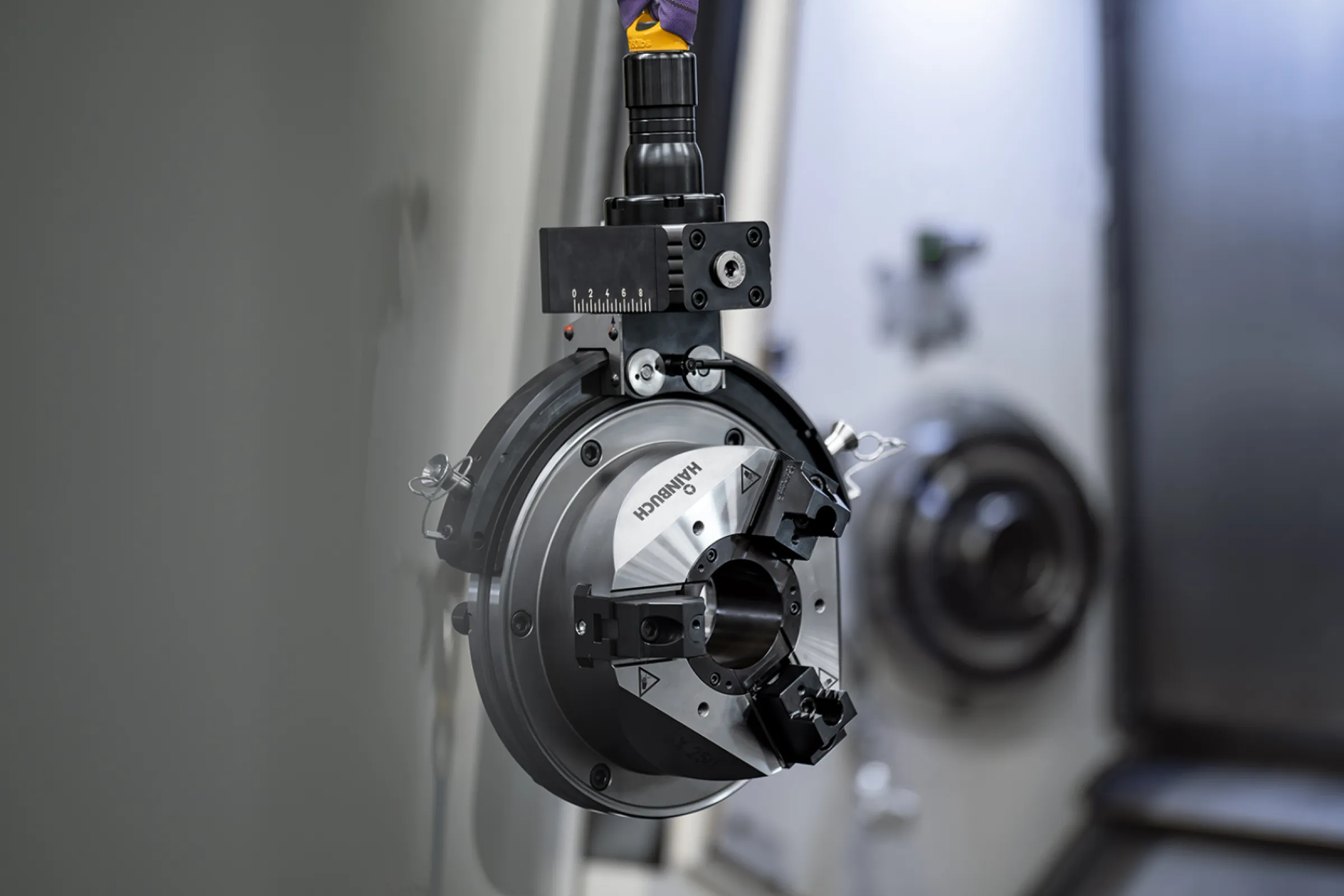 centroteX M  - clamping device adapter with 3-jaw chuck