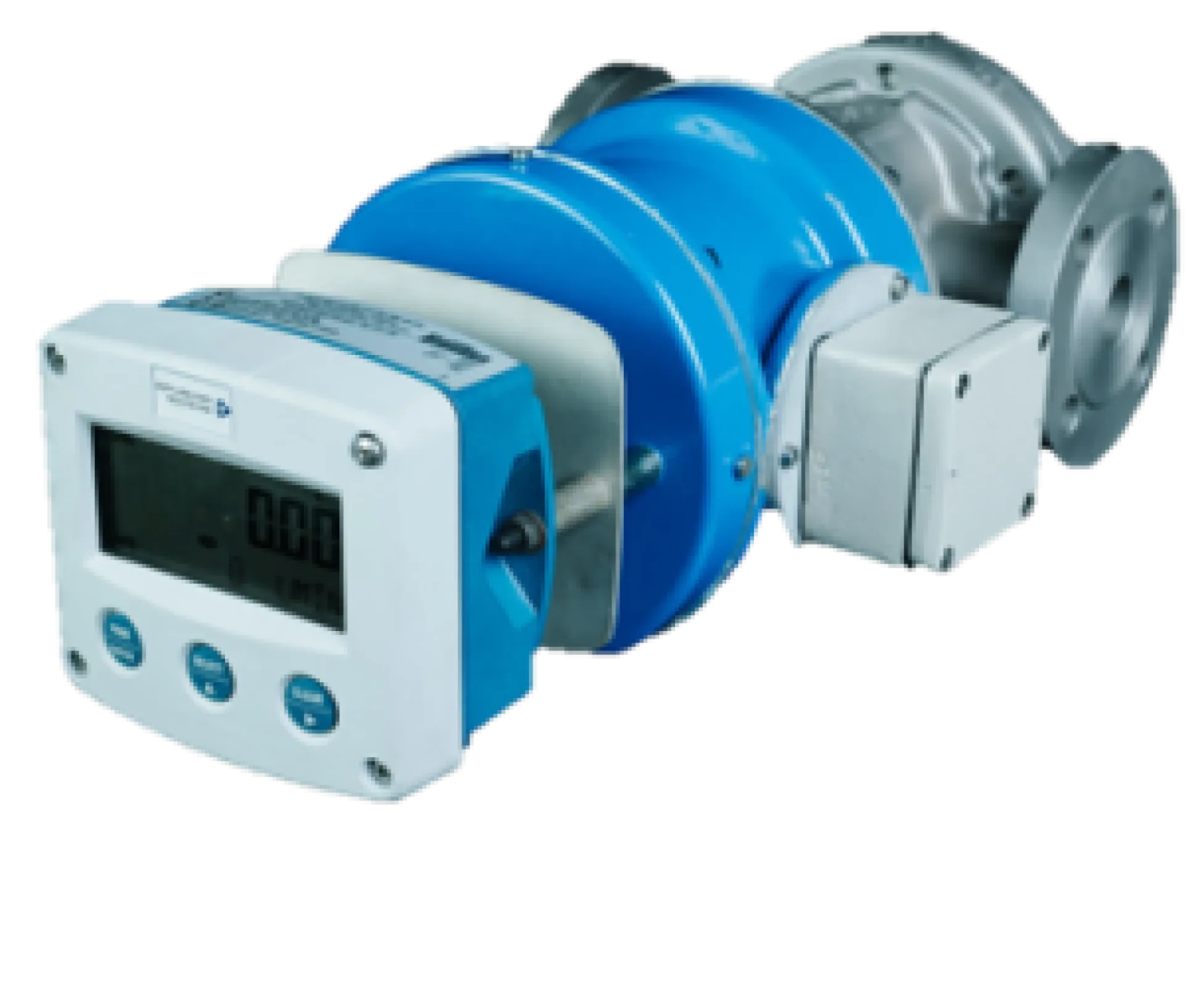 Oval Wheel Meter Series OI with electronic flow indicator Fxxx and pulse pick-up AGxx