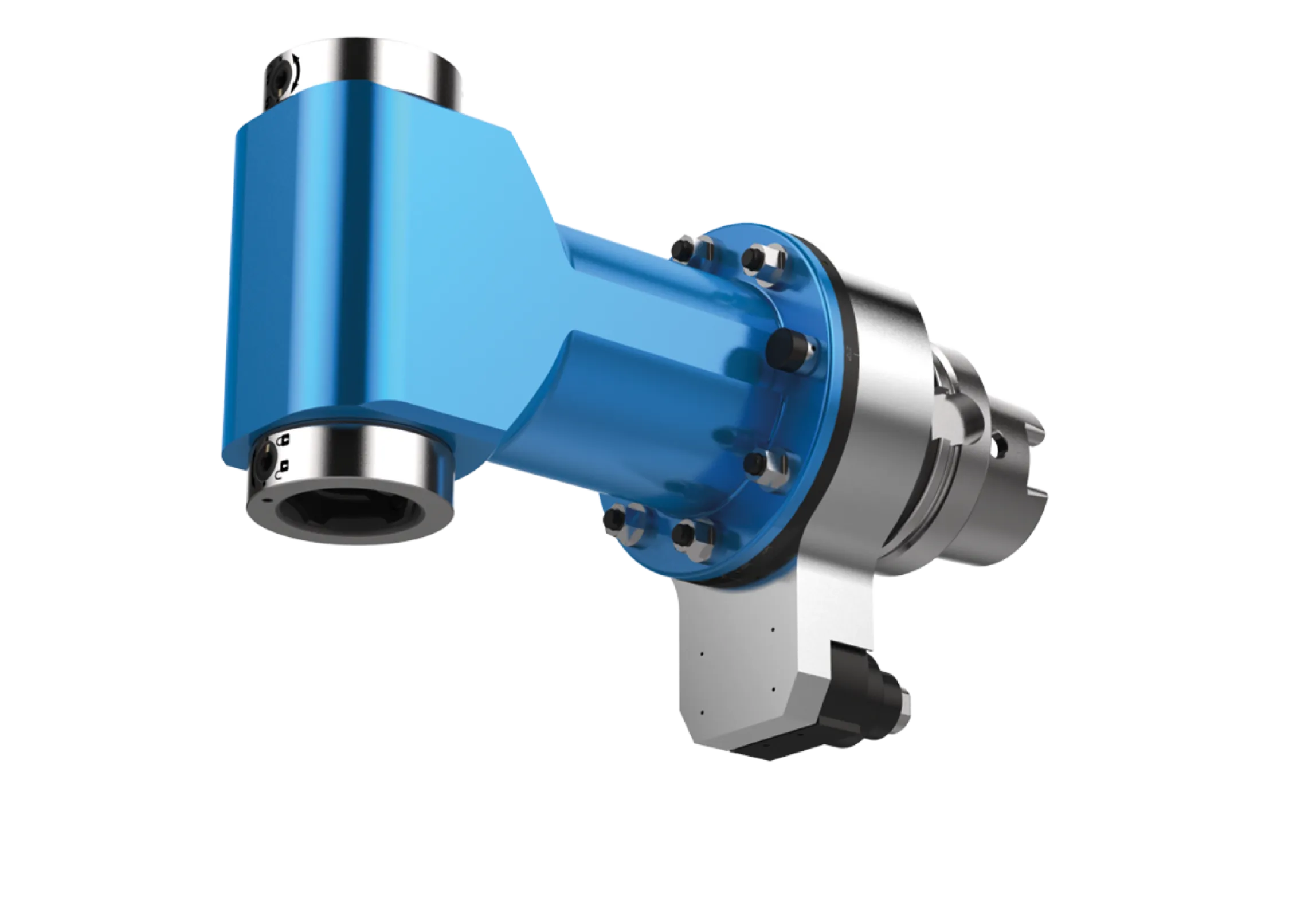 Angle head 90° – output spindle on both sides