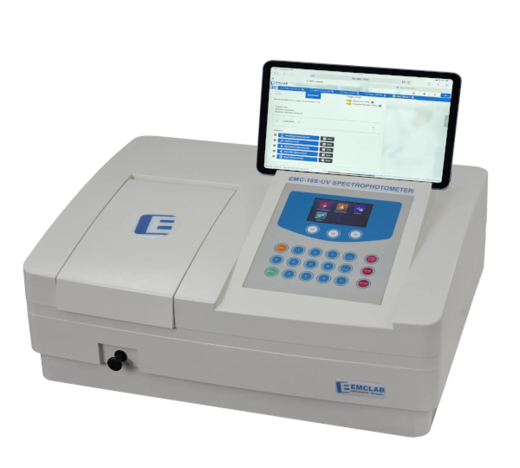 EMC-18S-UV with Windows Pad (not included) together with EMC-λ Lambda Software