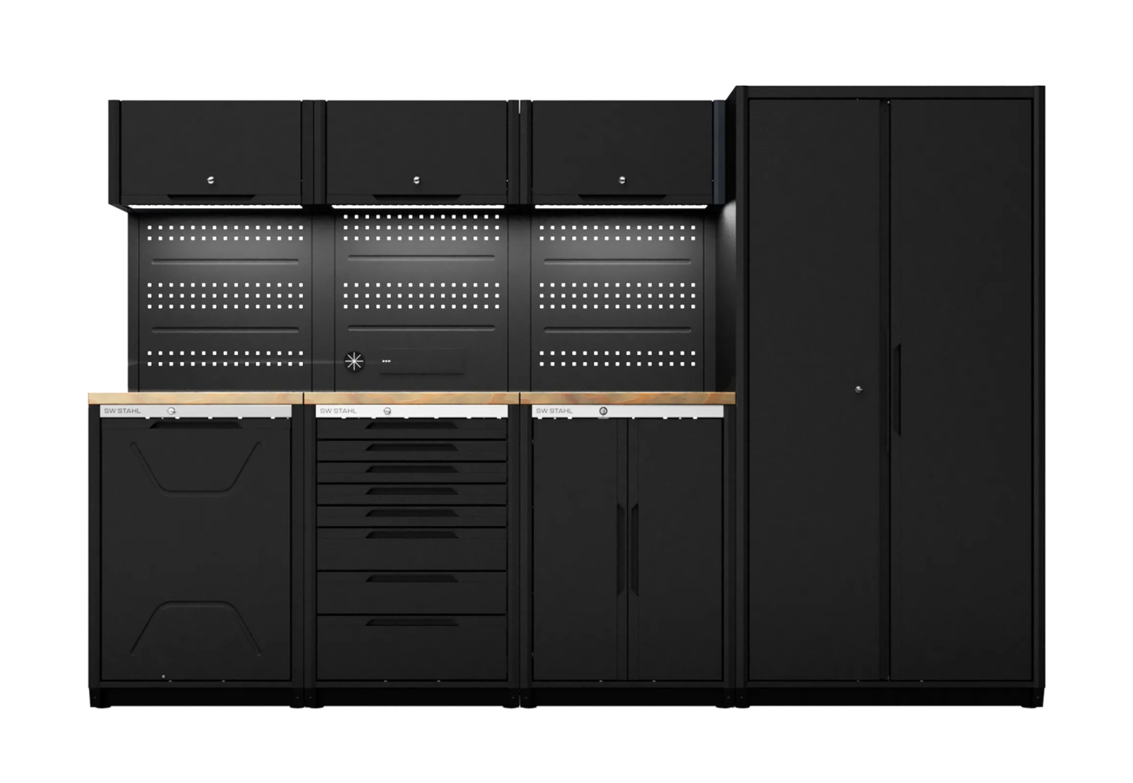 TB8000 Compilation "STARTER", worktop wood, 3.10 m