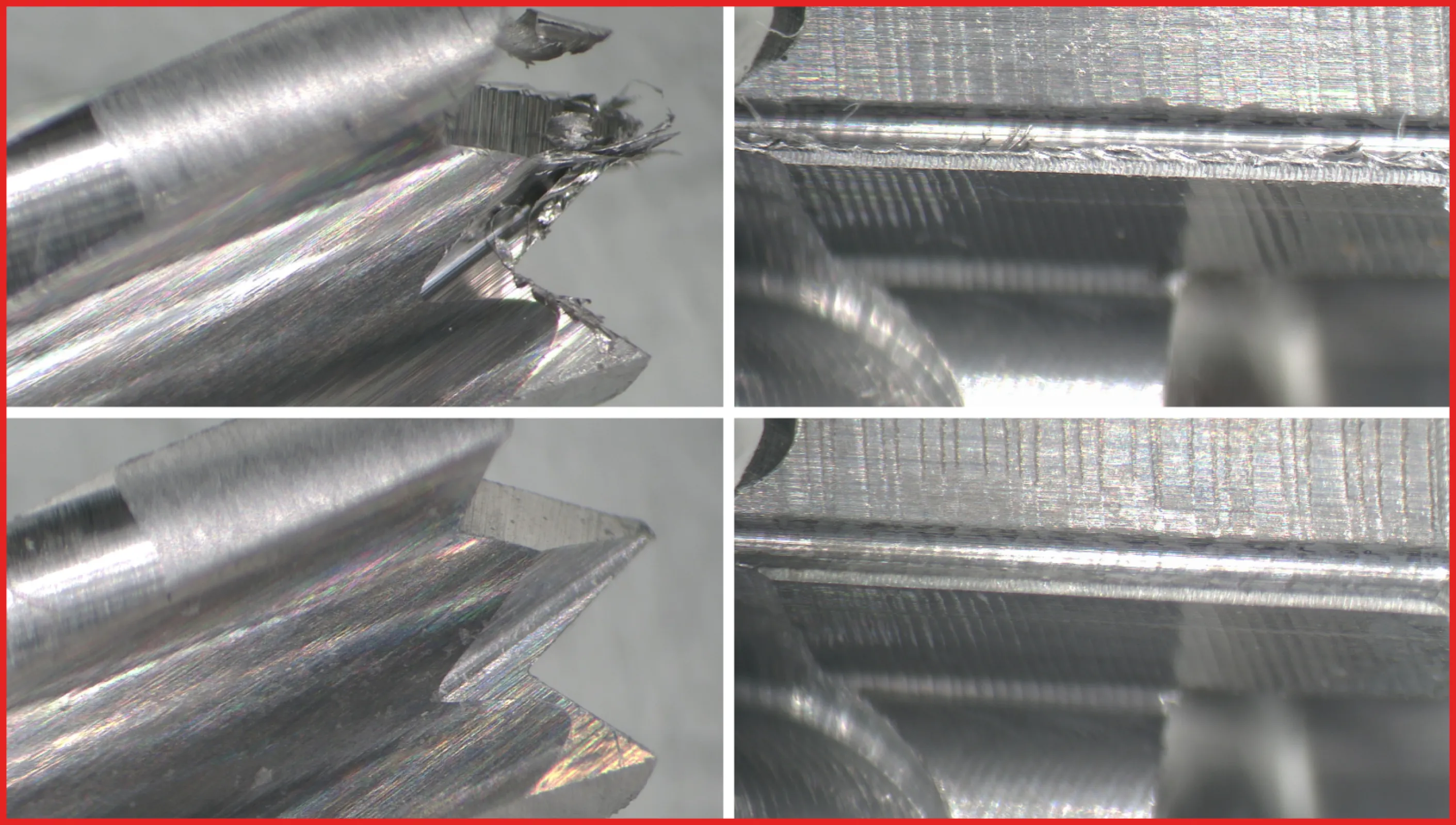 Before and after: Selective deburring for optimum results without removing material