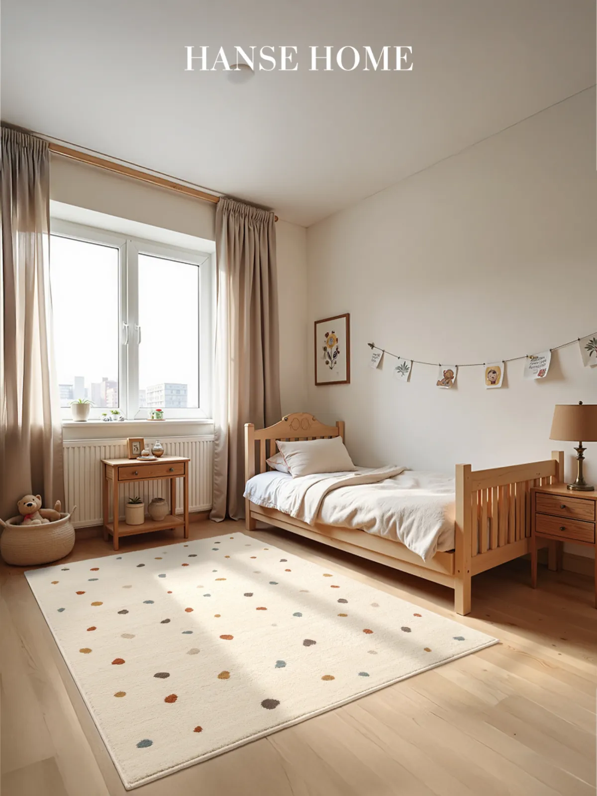 Children Rug Funny Dots