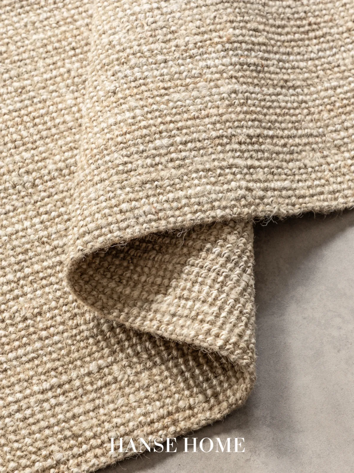 Bouclé Jute Rug Jaipur