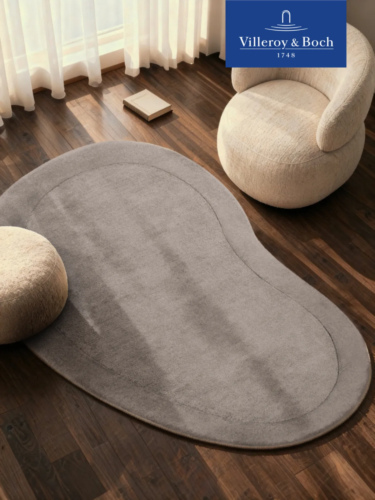 Villeroy & Boch Woolen Rug Organic Shaped Kivi