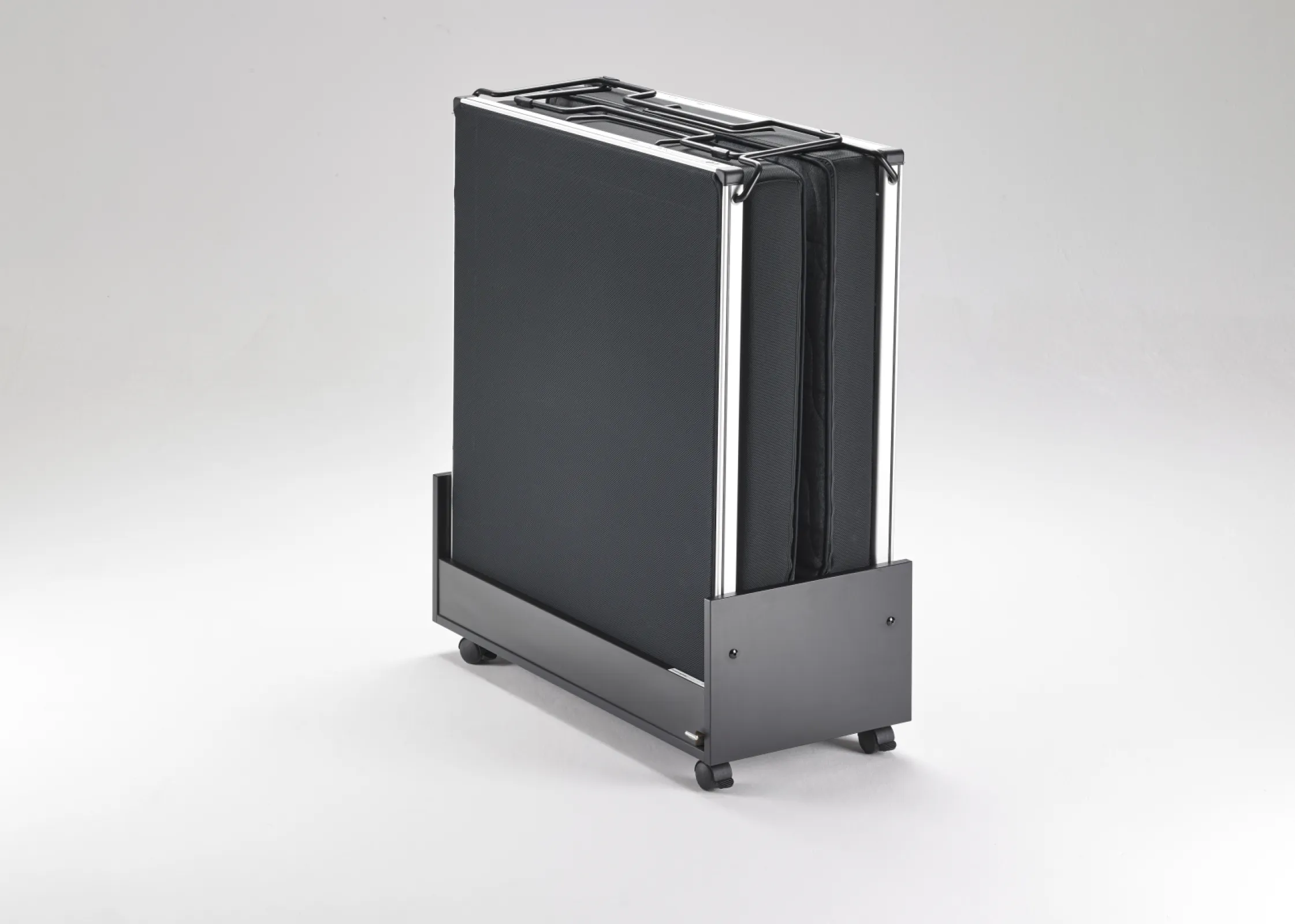 Relax + Move – Mobile Folding Bed- Dimensions folded approx. 46 × 95 × 110 cm