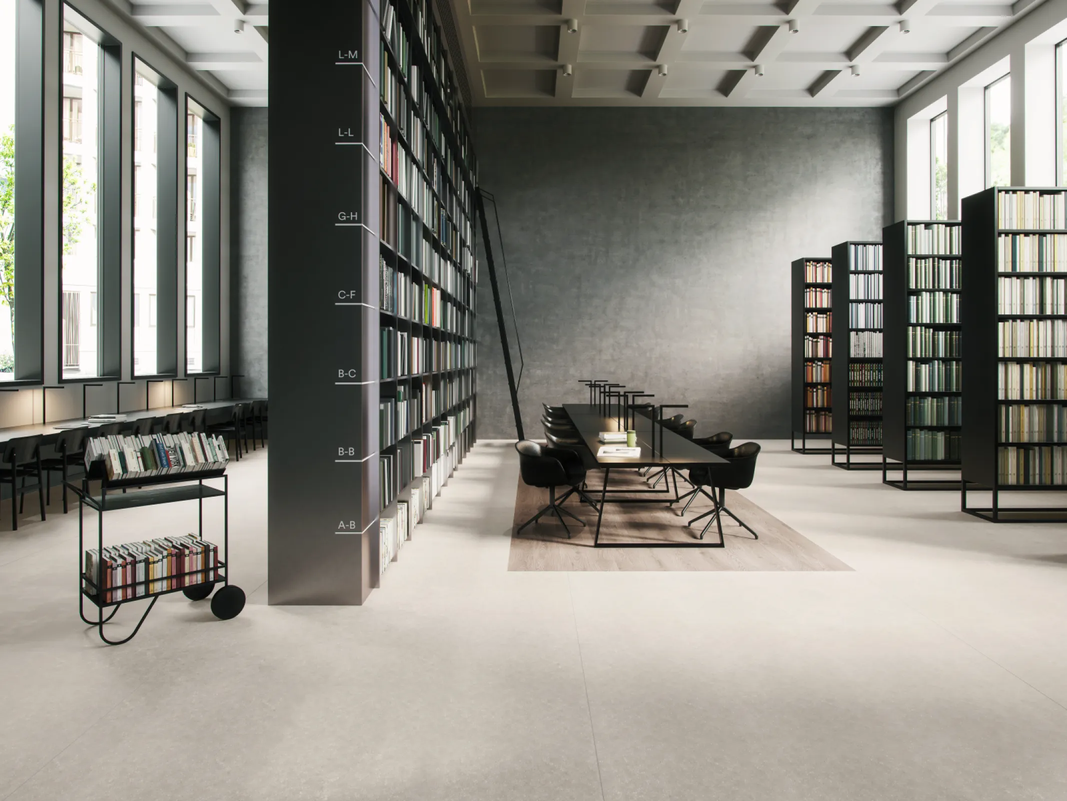 PURLINE wineo 1500 - roll - chip - Light Grey and Durban Oak Taupe (PLR021C-PLR391C)