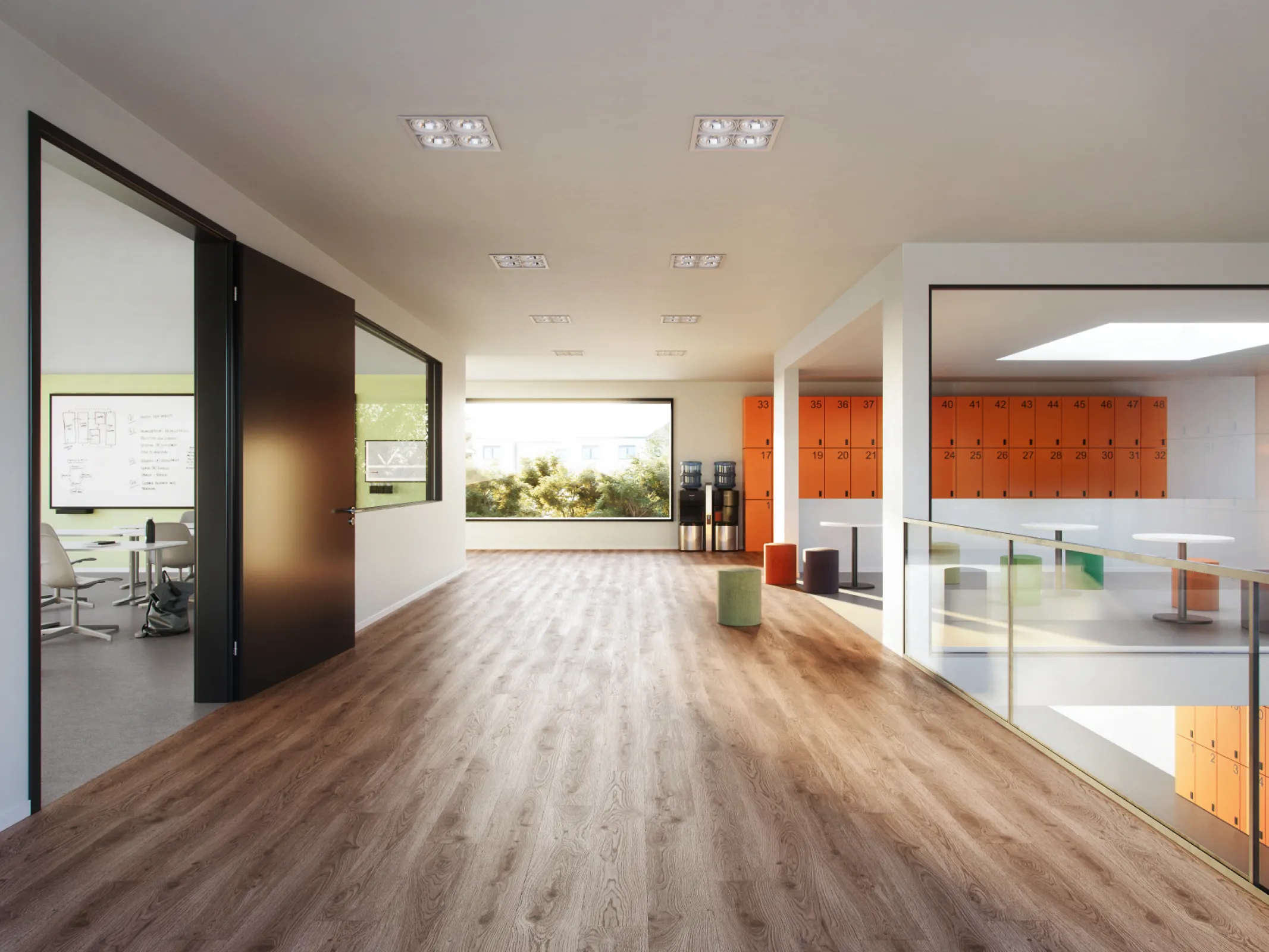 PURLINE wineo 1500 - roll - wood - Durban Oak Brown and Steel Grey (PLR392C-PLR023C)