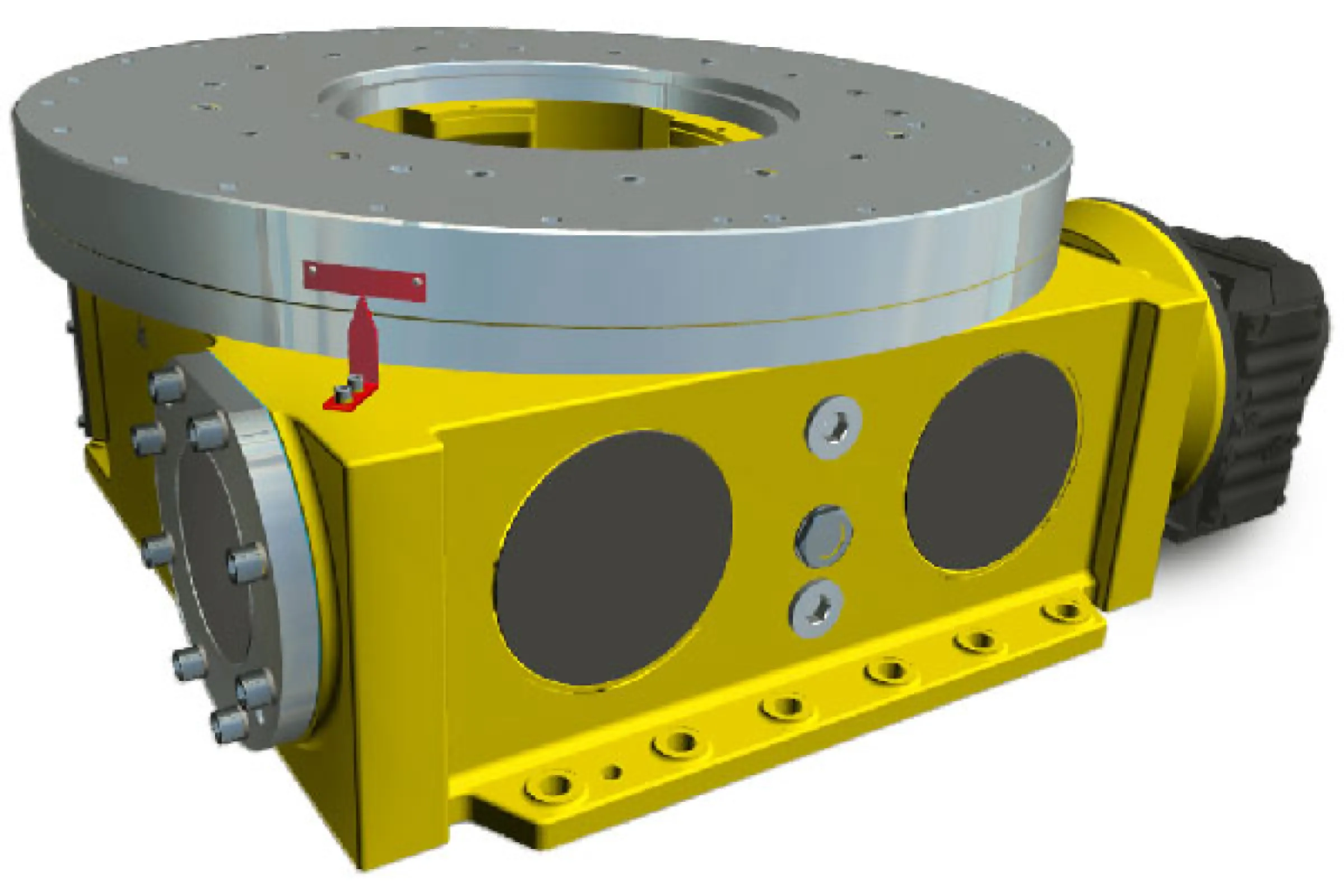 he EDH+ series of small to heavy-duty rotary tables from EXPERT-TÜNKERS offers a powerful solution for flexible movement tasks in automation. Unlike traditional rotary tables with fixed indexing positions, the EDH+ series features a freely programmable servo drive, allowing for flexible and precise positioning. This enables individual adjustment of angles, speeds, and movement sequences – making it ideal for applications with frequently changing production requirements.  Thanks to proven index cam technology, robust bearings, and a stable housing, the EDH+ series achieves the same precision as conventional drives – with a significantly more compact design. The particularly flat construction saves space and enables ergonomic fixture solutions.