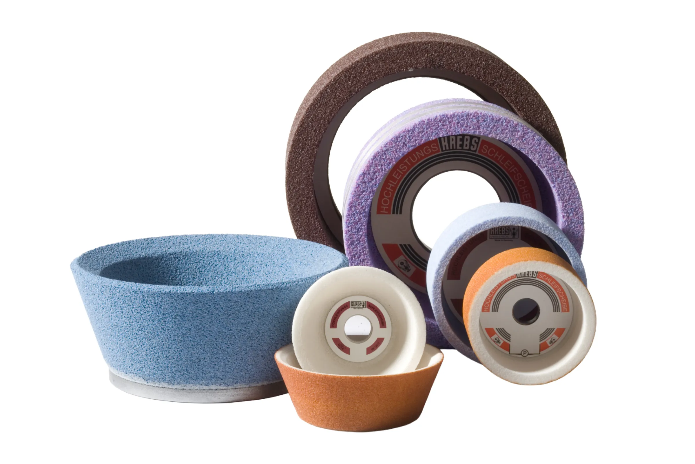Conventional grinding wheels