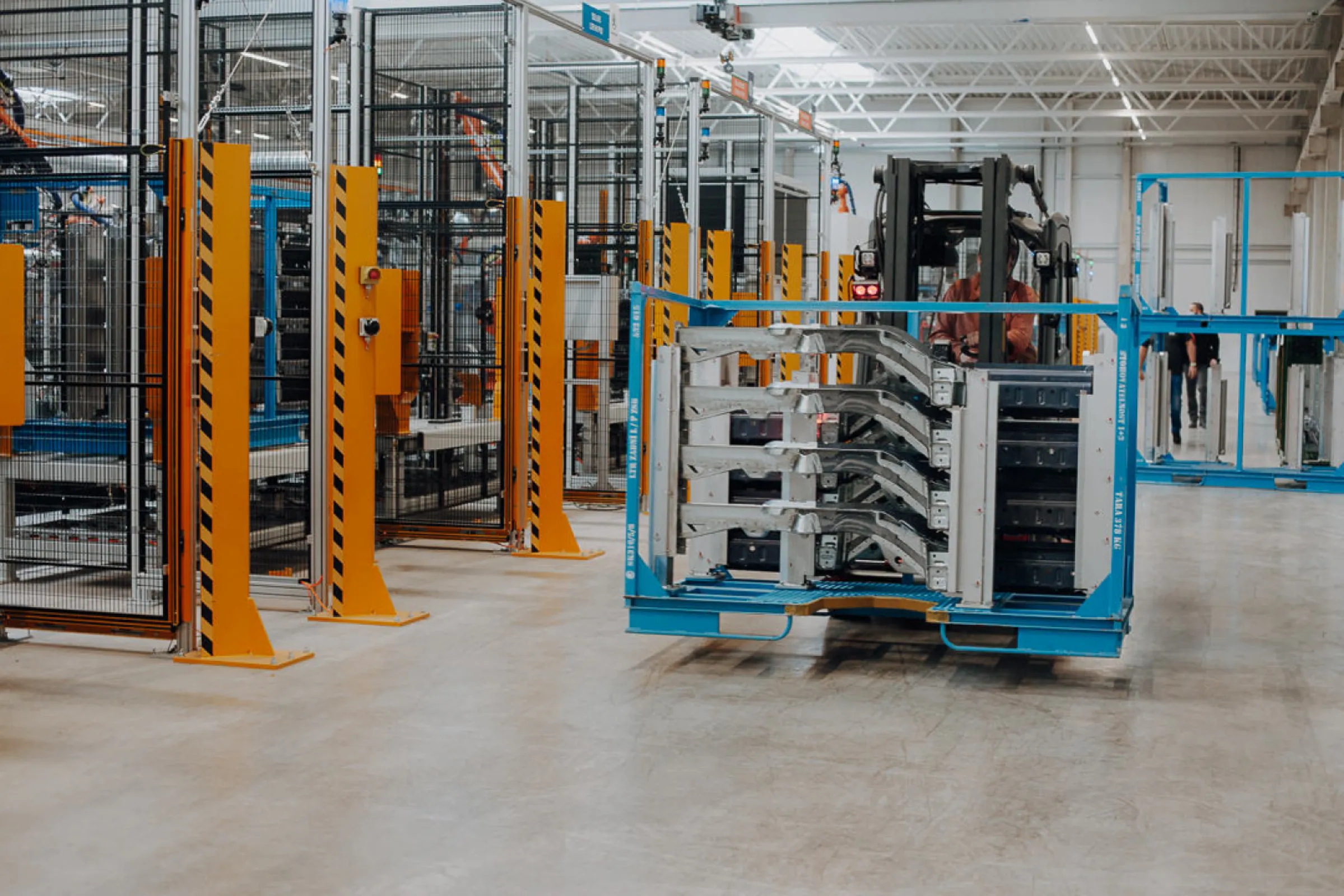 Optimized in-house logistics workflows