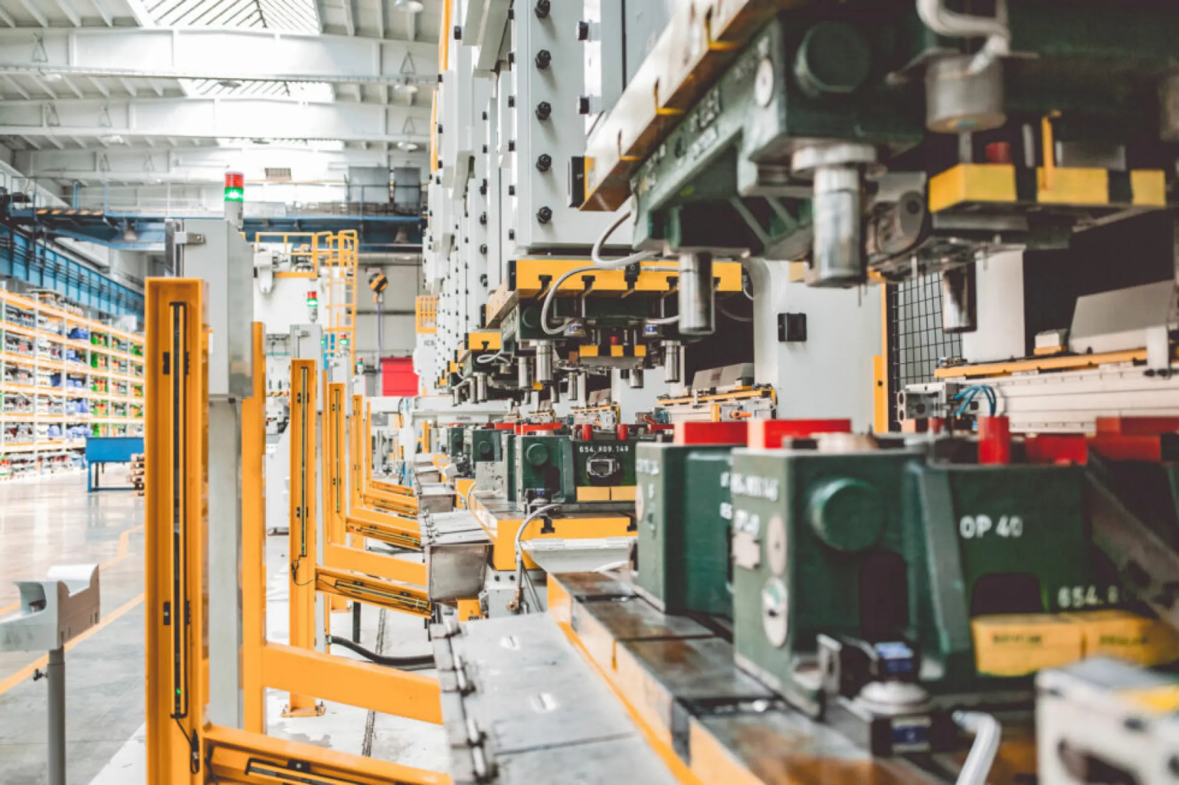 Stamping production line in the Czech Republic