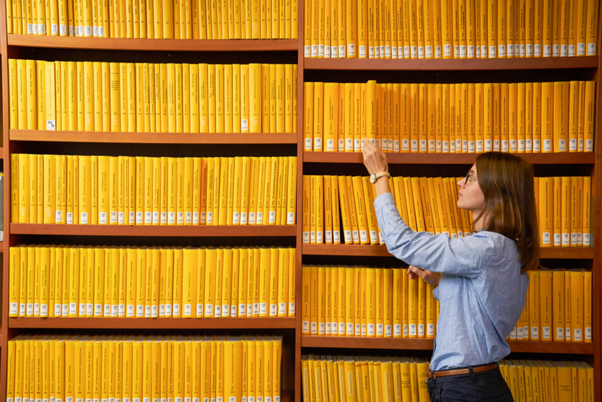 “The yellow books”—our legal titles are not only well known and loved in Germany.