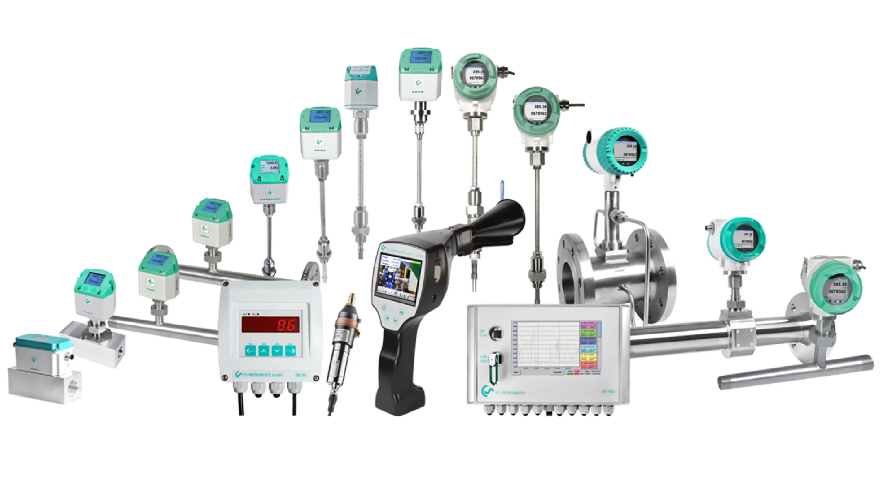 Measurement technology for compressed air and gases