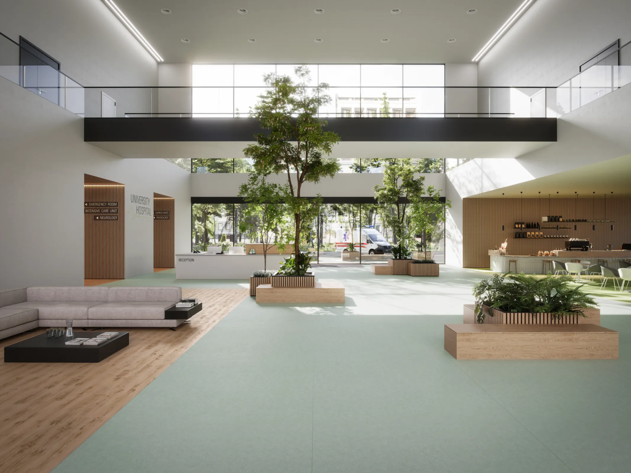 PURLINE wineo 1500 - roll - chip - Jade Green and Newport Oak Natural (PLR373C-PLR393C)