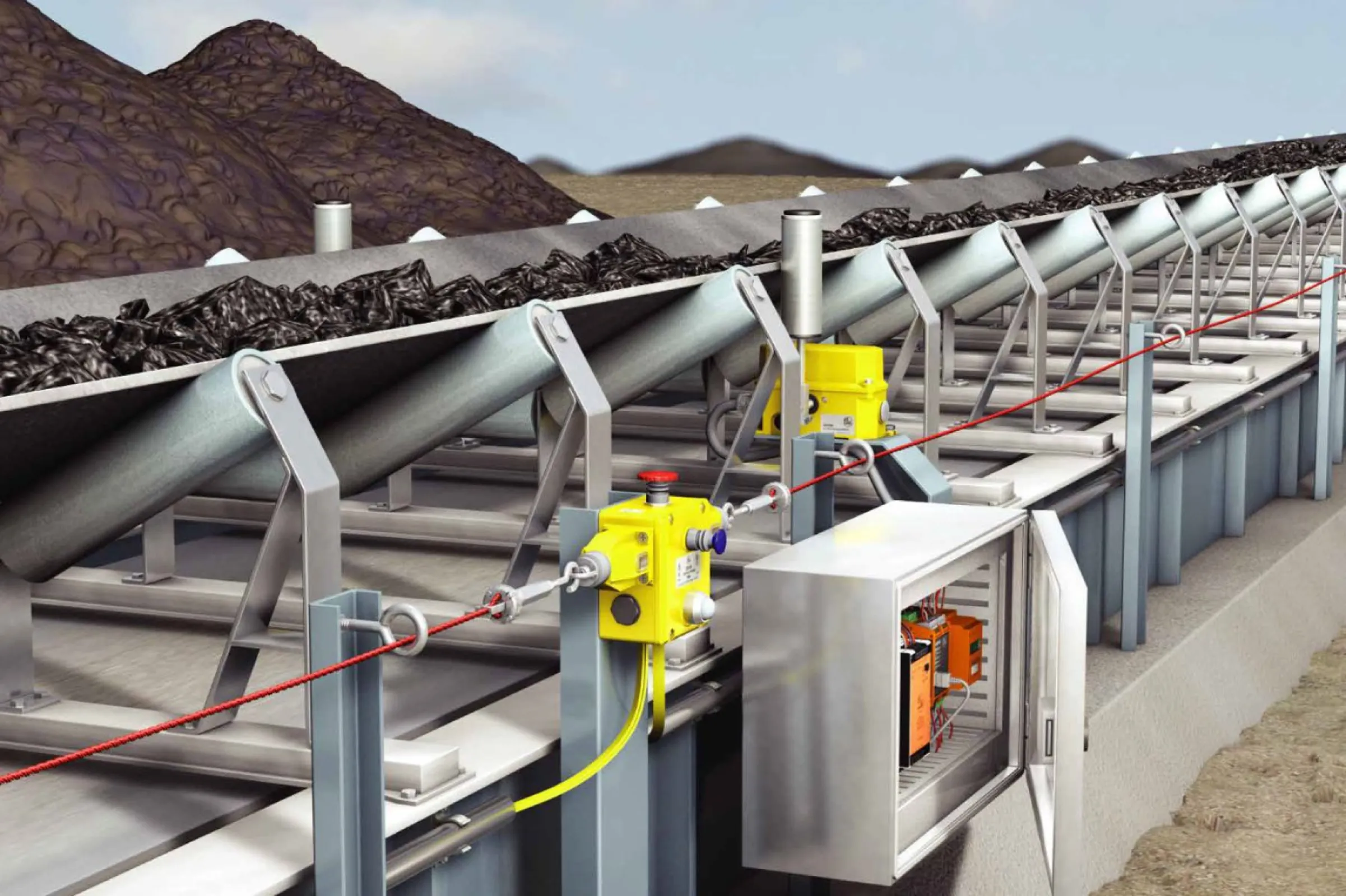 Conveyor belt protection