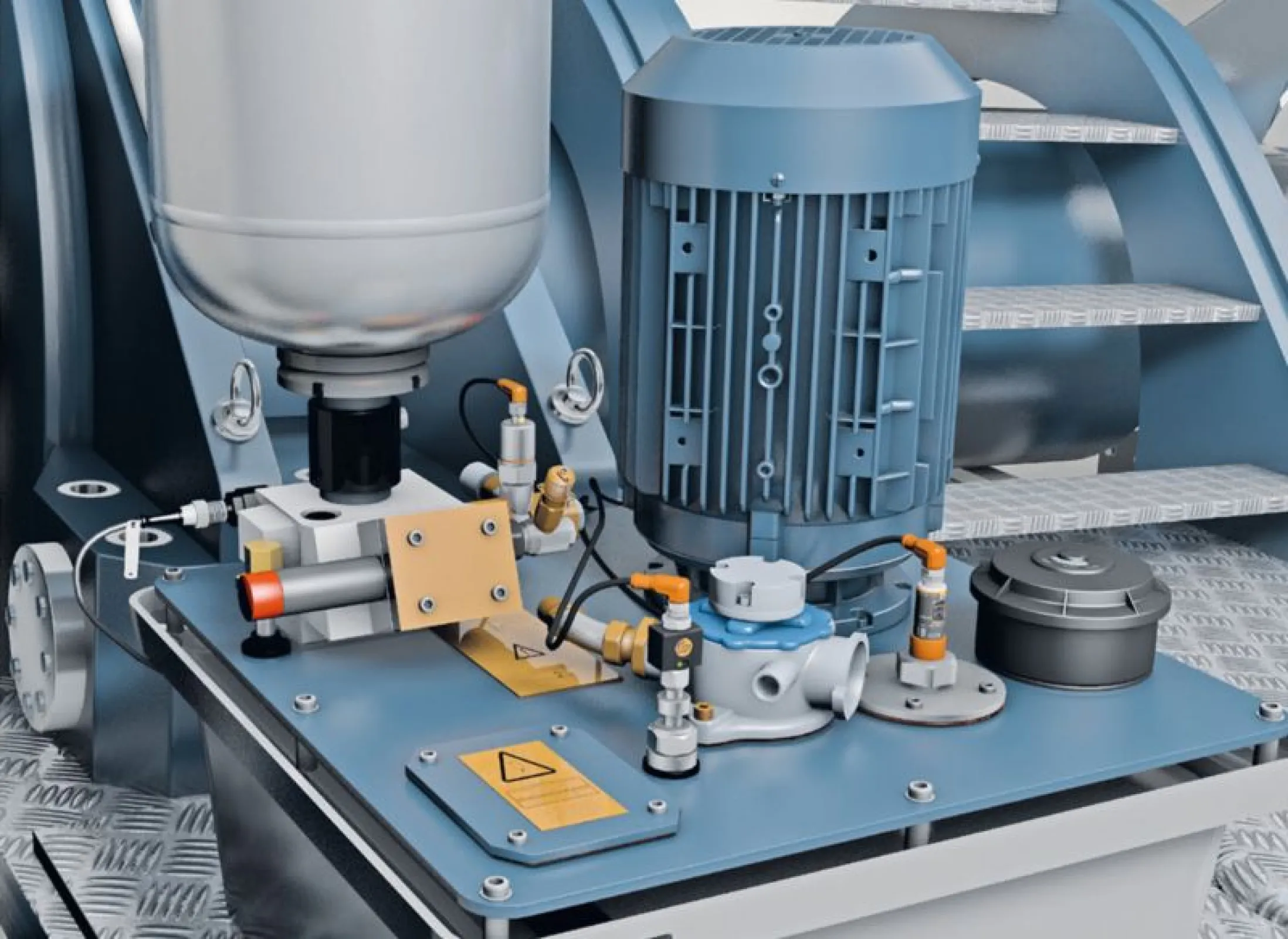 Hydraulic units monitoring