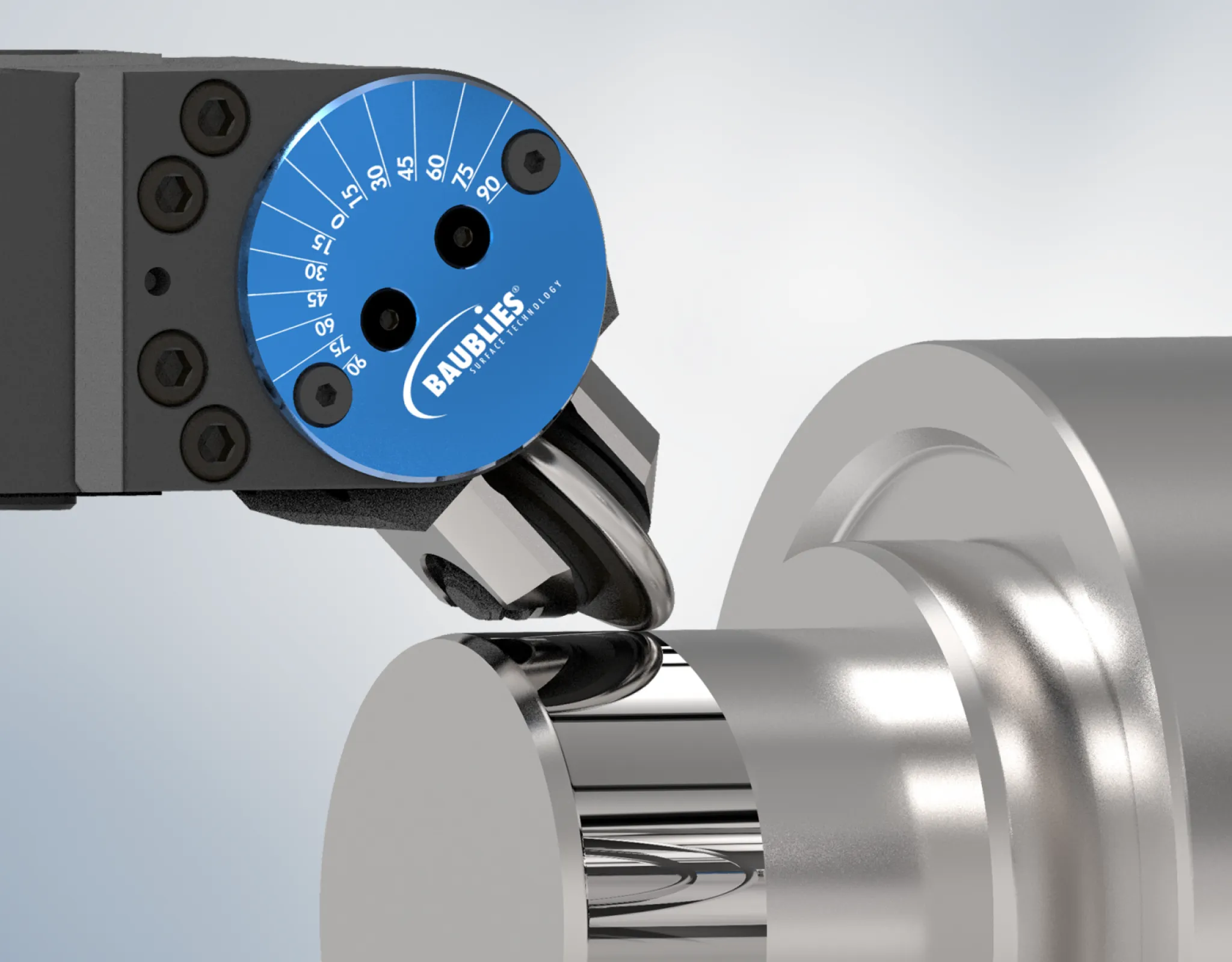 Baublies single roller burnishing toll variable