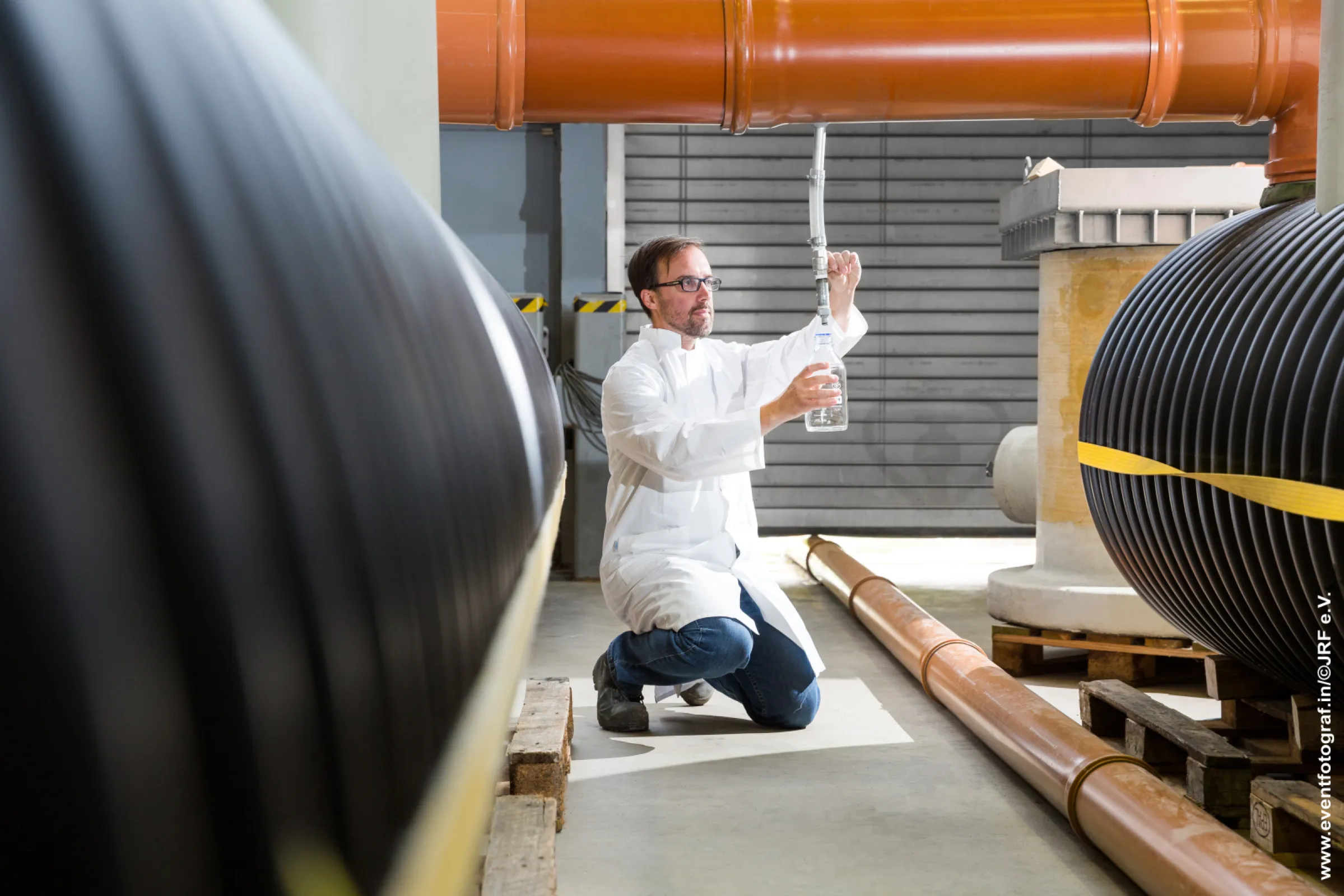 Testing the performance of decentralised rainwater treatment system