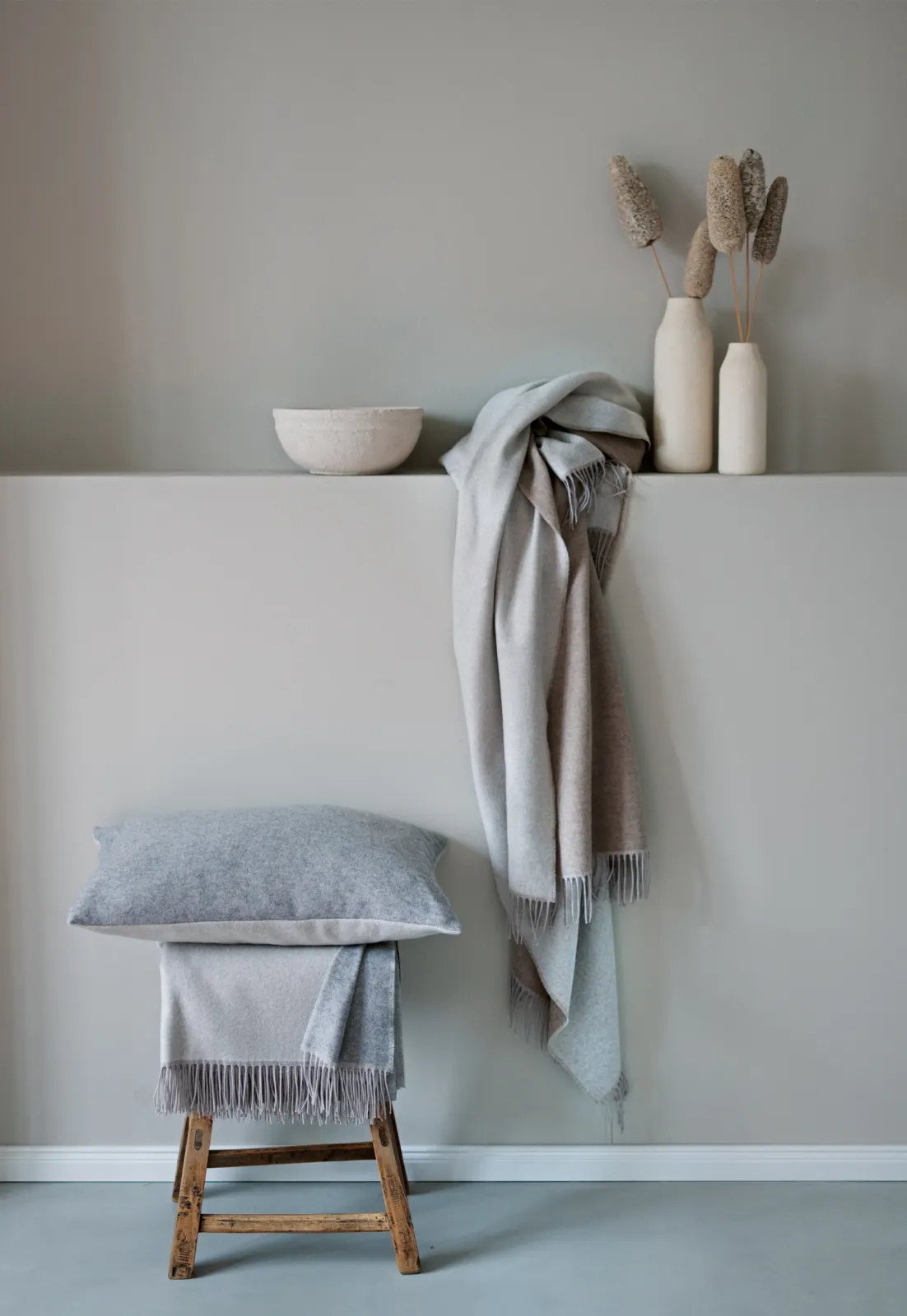 Cashmereblanket ALASSIO and cushion cover