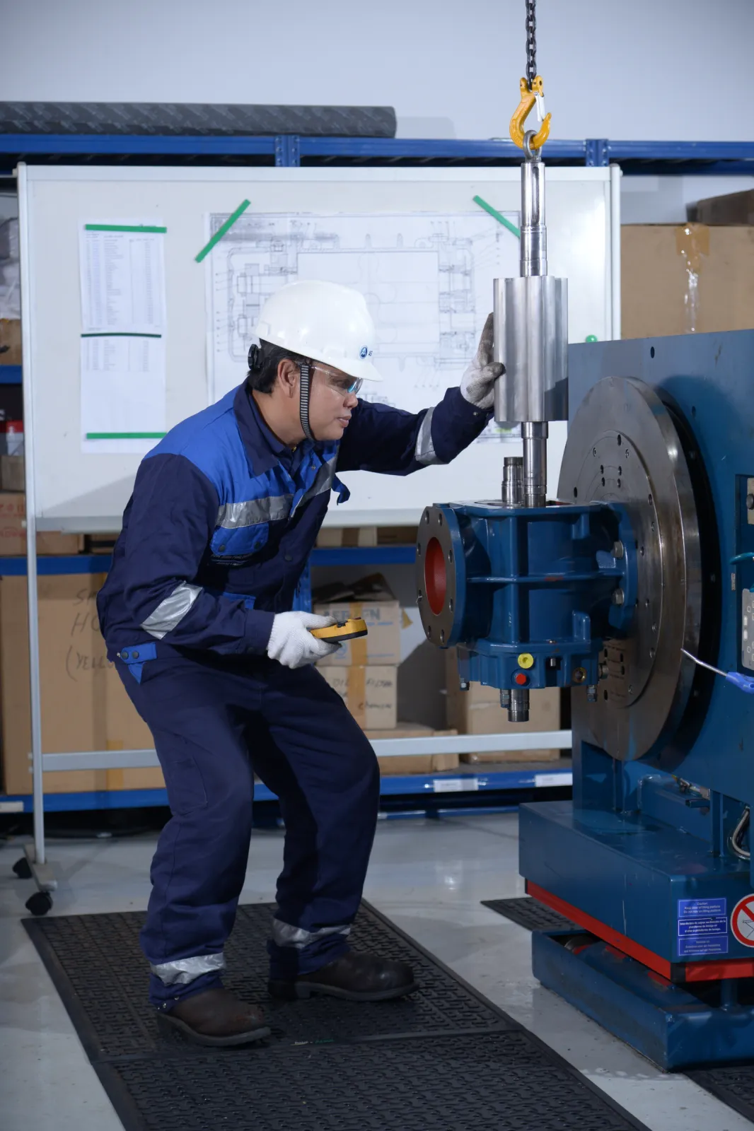 AERZEN Service Engineer at Work