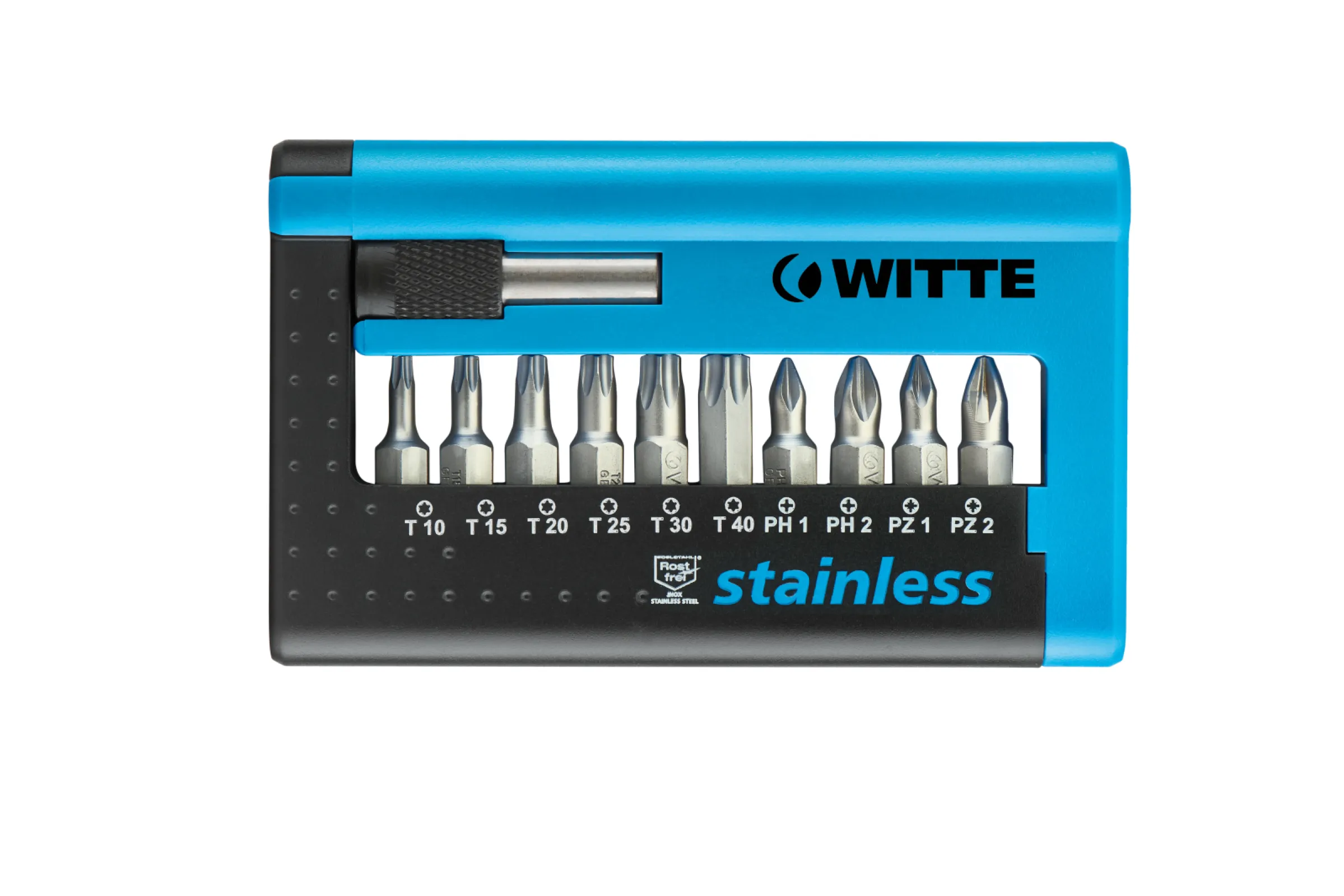 COMBIT BOX - Stainless steel bits - incl. adapter