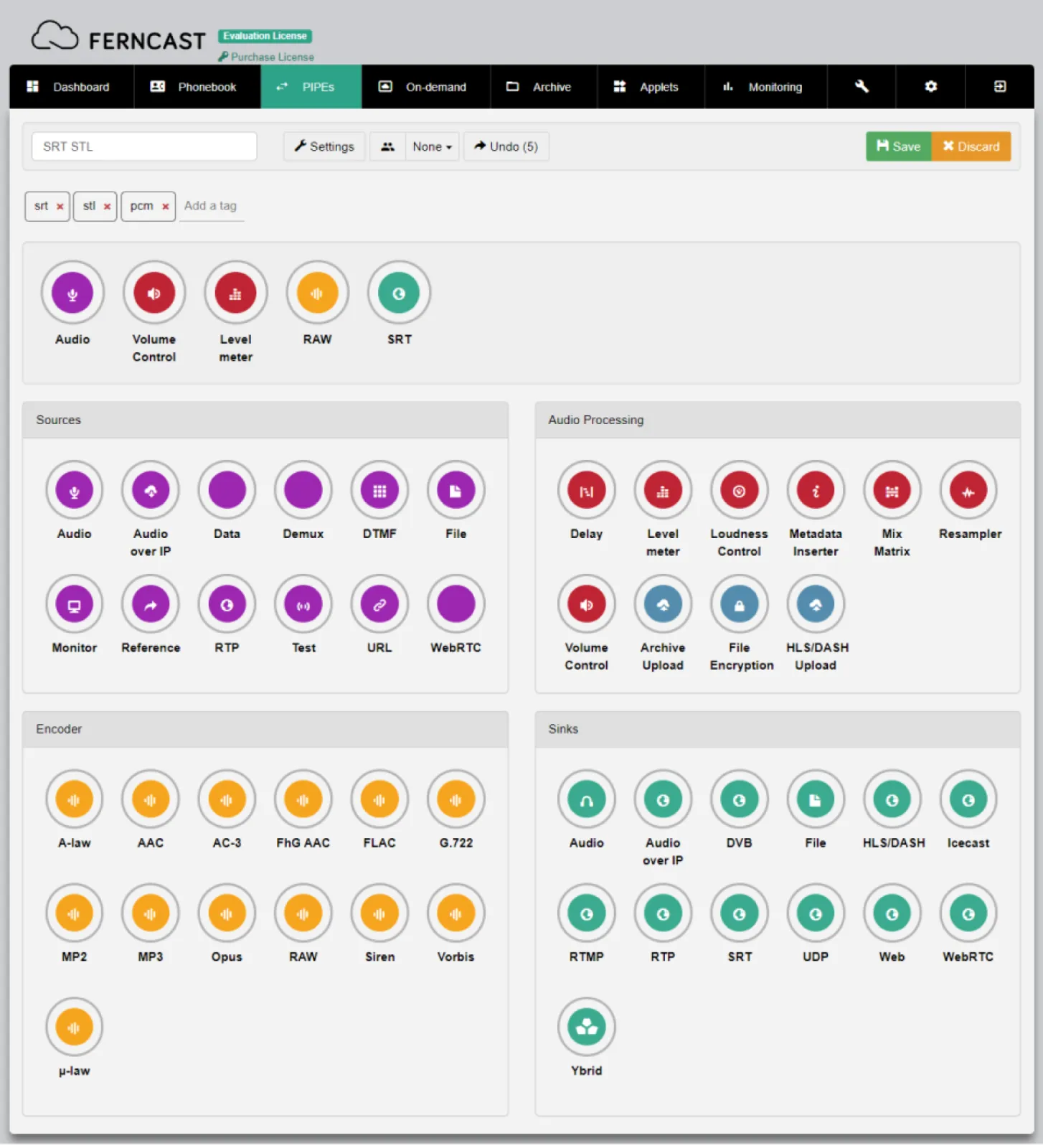 Connection configuration example