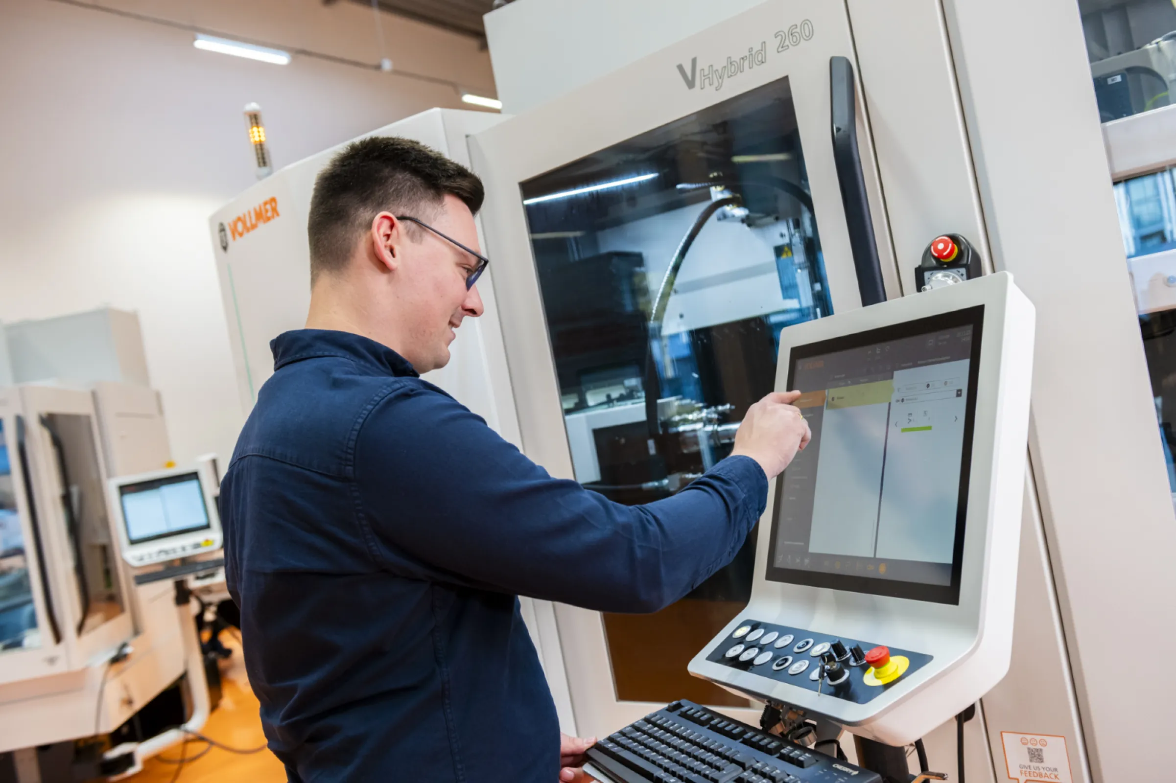 VOLLMER from Biberach offers global solutions for rotary tools, circular & band saws, combining grinding, EDM, laser machines with automation and smart IoT services.