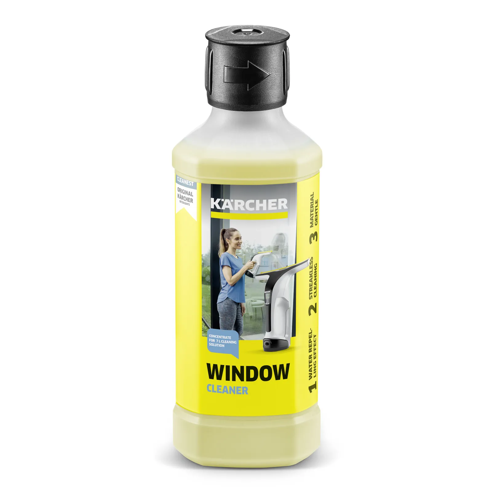 Glass cleaner concentrate cleaning agent
