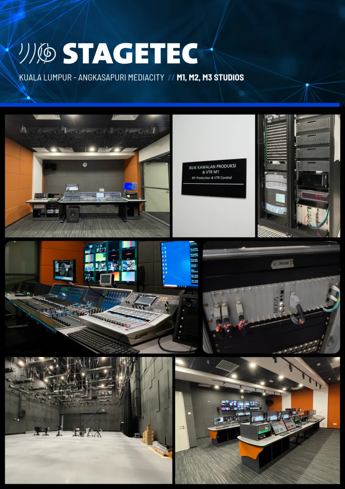 KUALA LUMPUR - ANGKASAPURI MEDIACITY  // M1, M2, M3 Studios