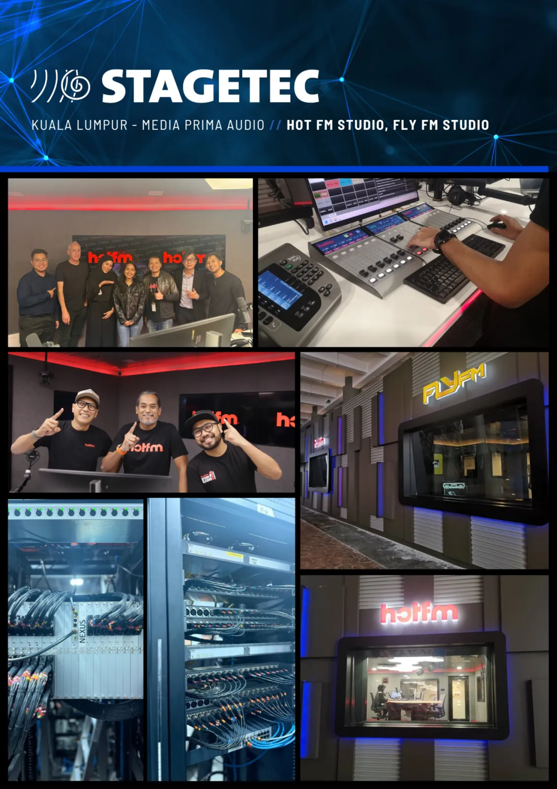 KUALA LUMPUR - MEDIA PRIMA AUDIO // Hot FM Studio, Fly FM Studio