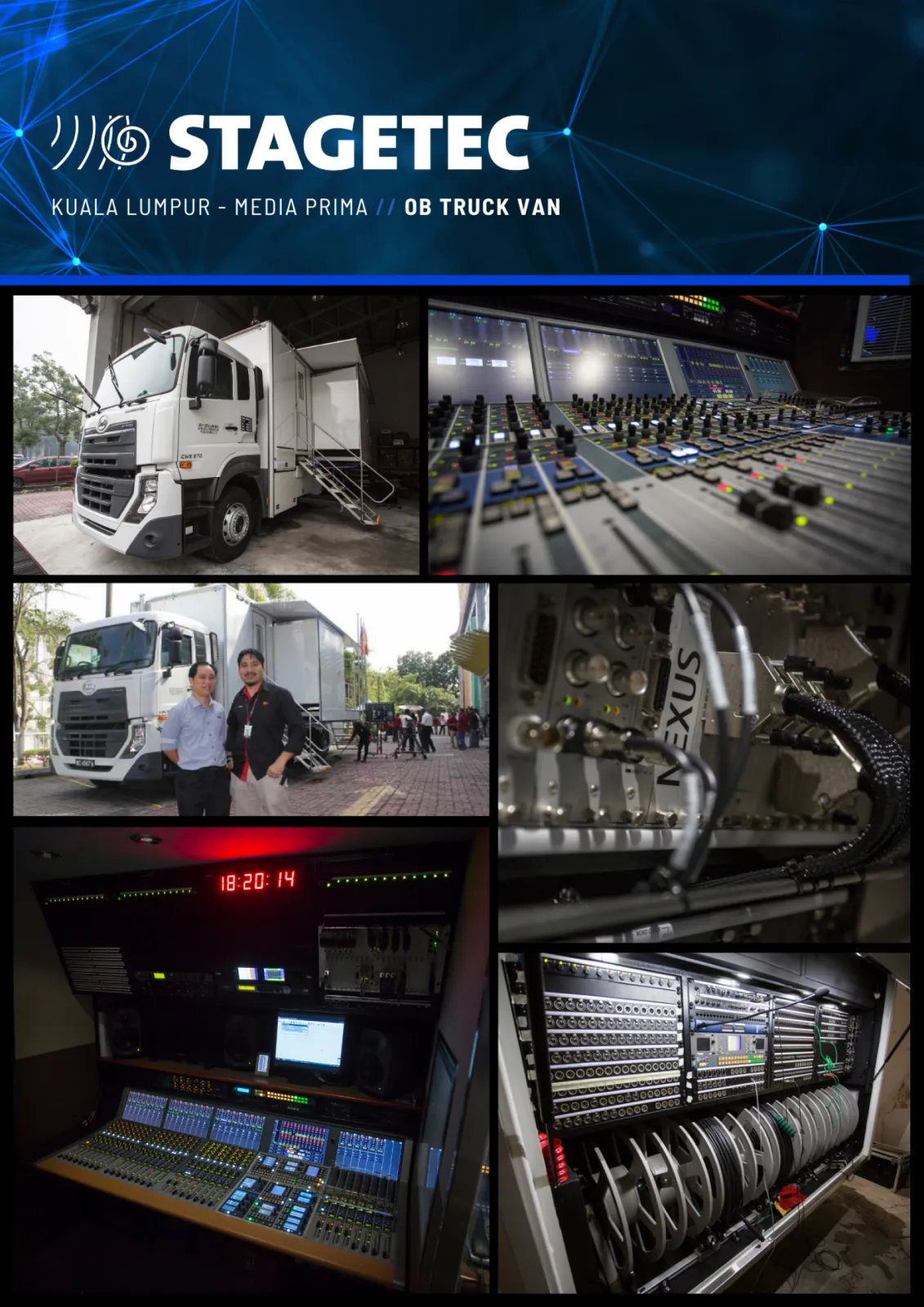 KUALA LUMPUR - MEDIA PRIMA // OB Truck Van