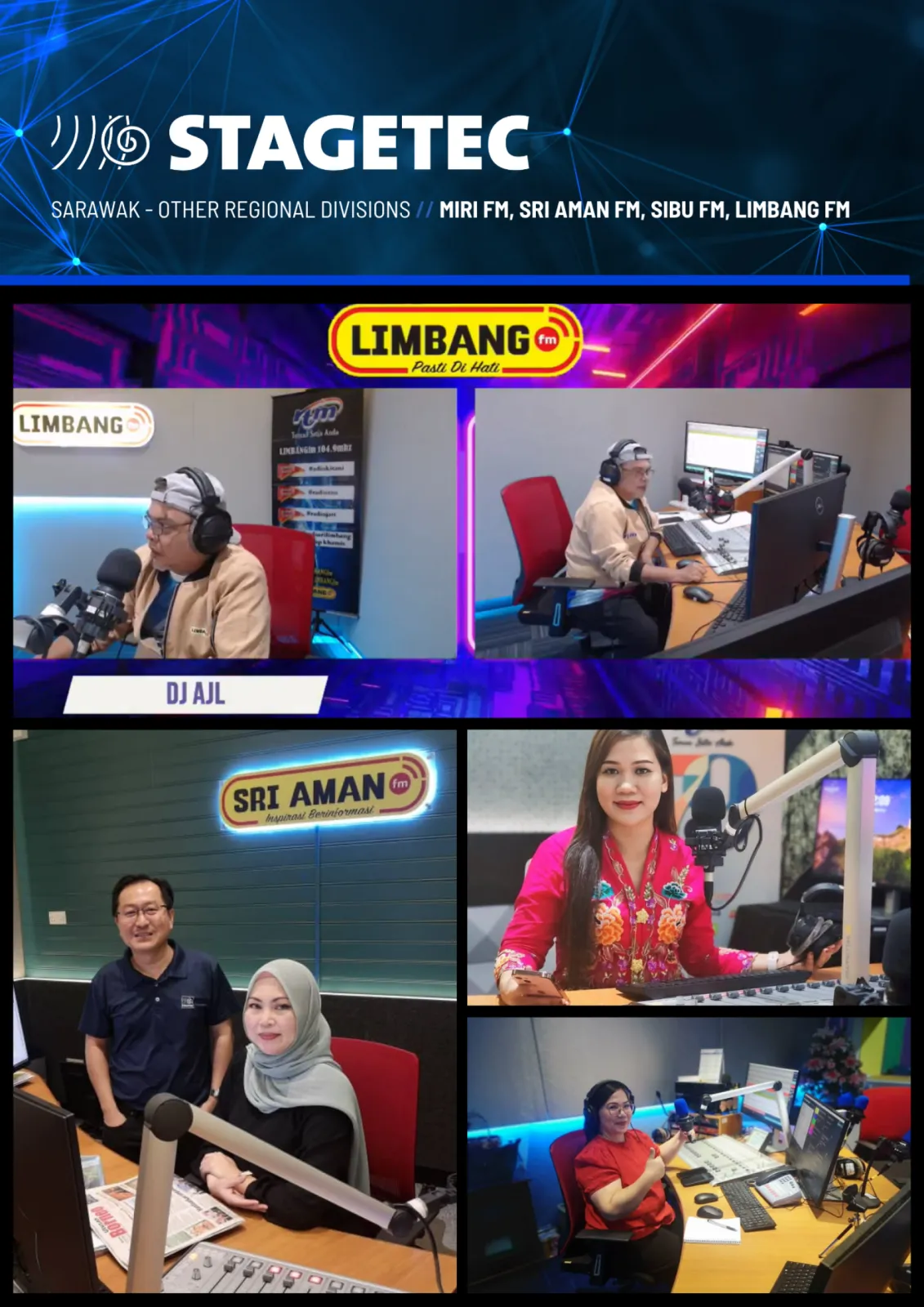 SARAWAK - Other Regional Divisions // Miri FM, Sri Aman FM, Sibu FM, Limbang FM