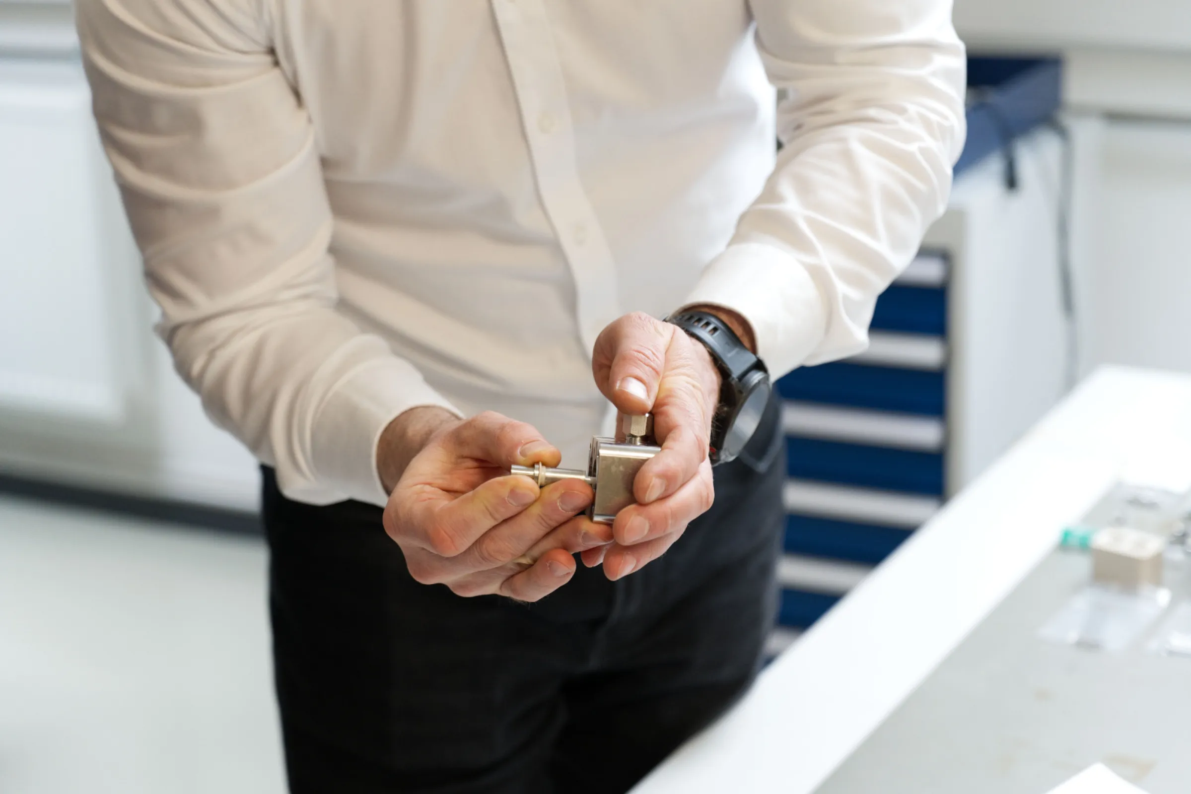 Assembly components for hydrogen test systems