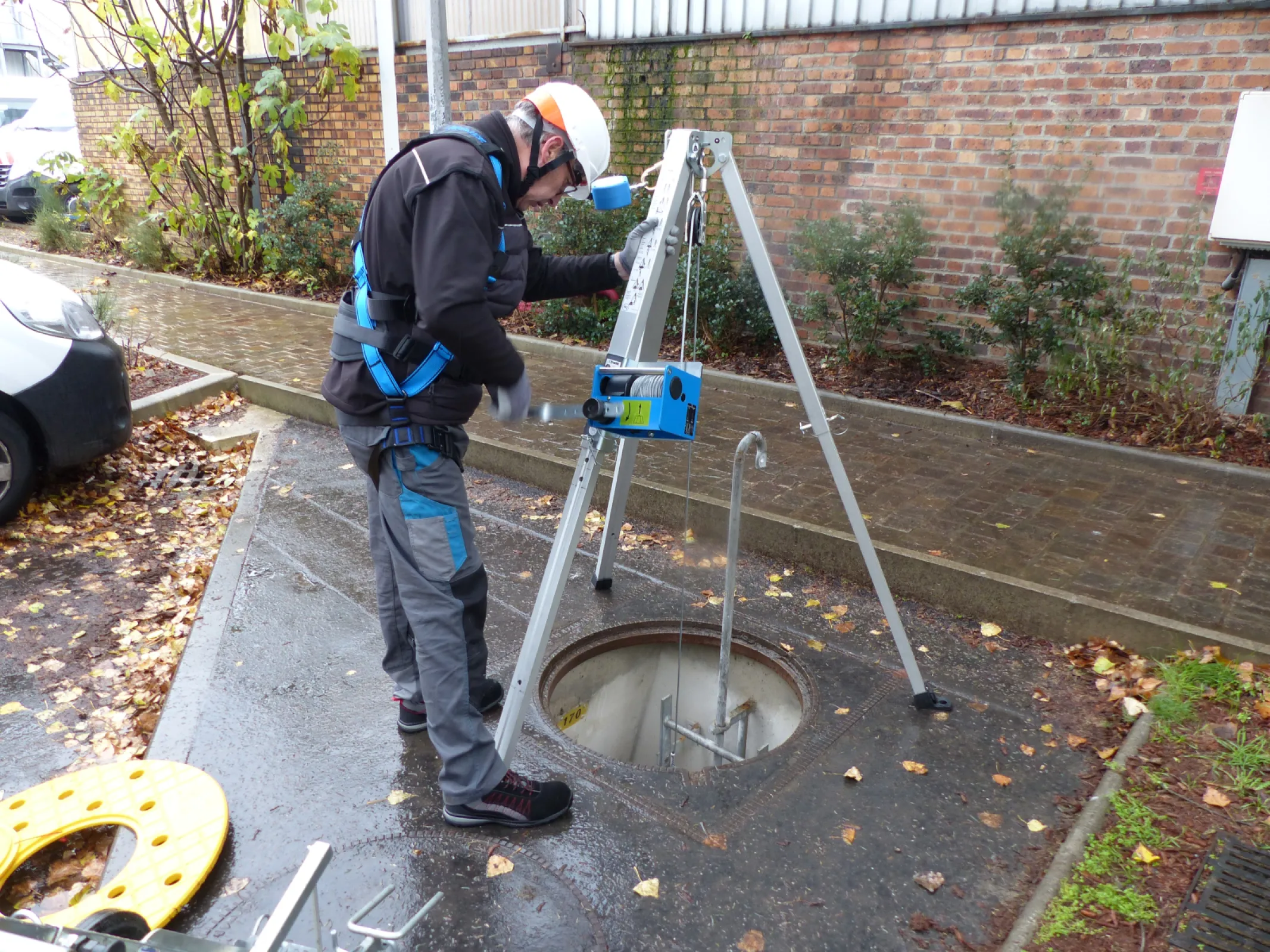 Shaft entry with Tracpode Pro