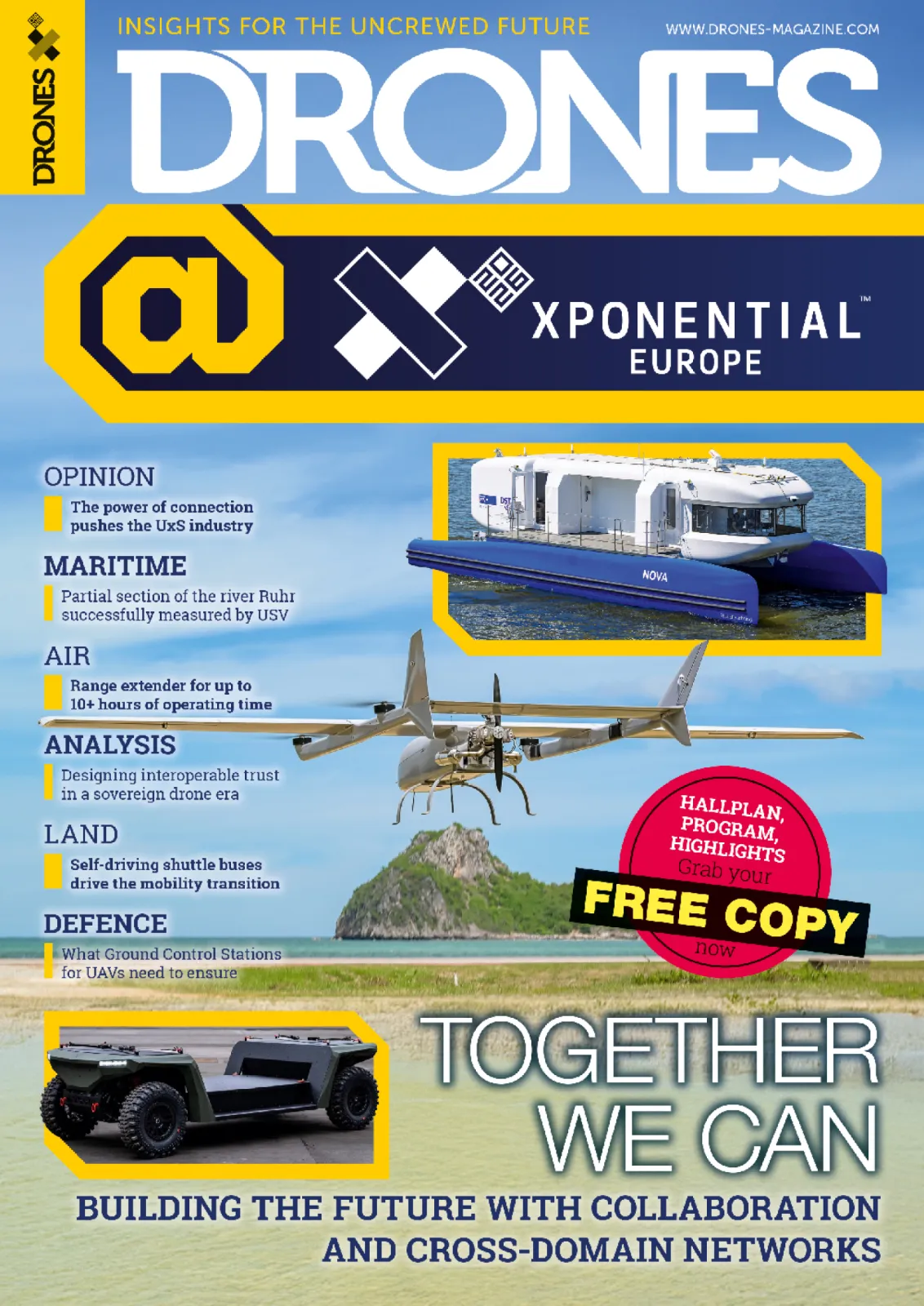 Official trade show magazine distributed free of charge at XPONENTIAL Europe 2026 in Düsseldorf, Germany
