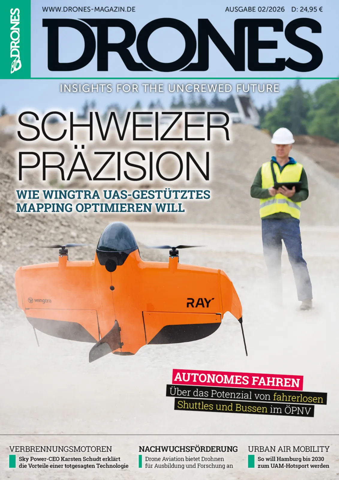 Cover of Drones Magazine, issue 2/2026