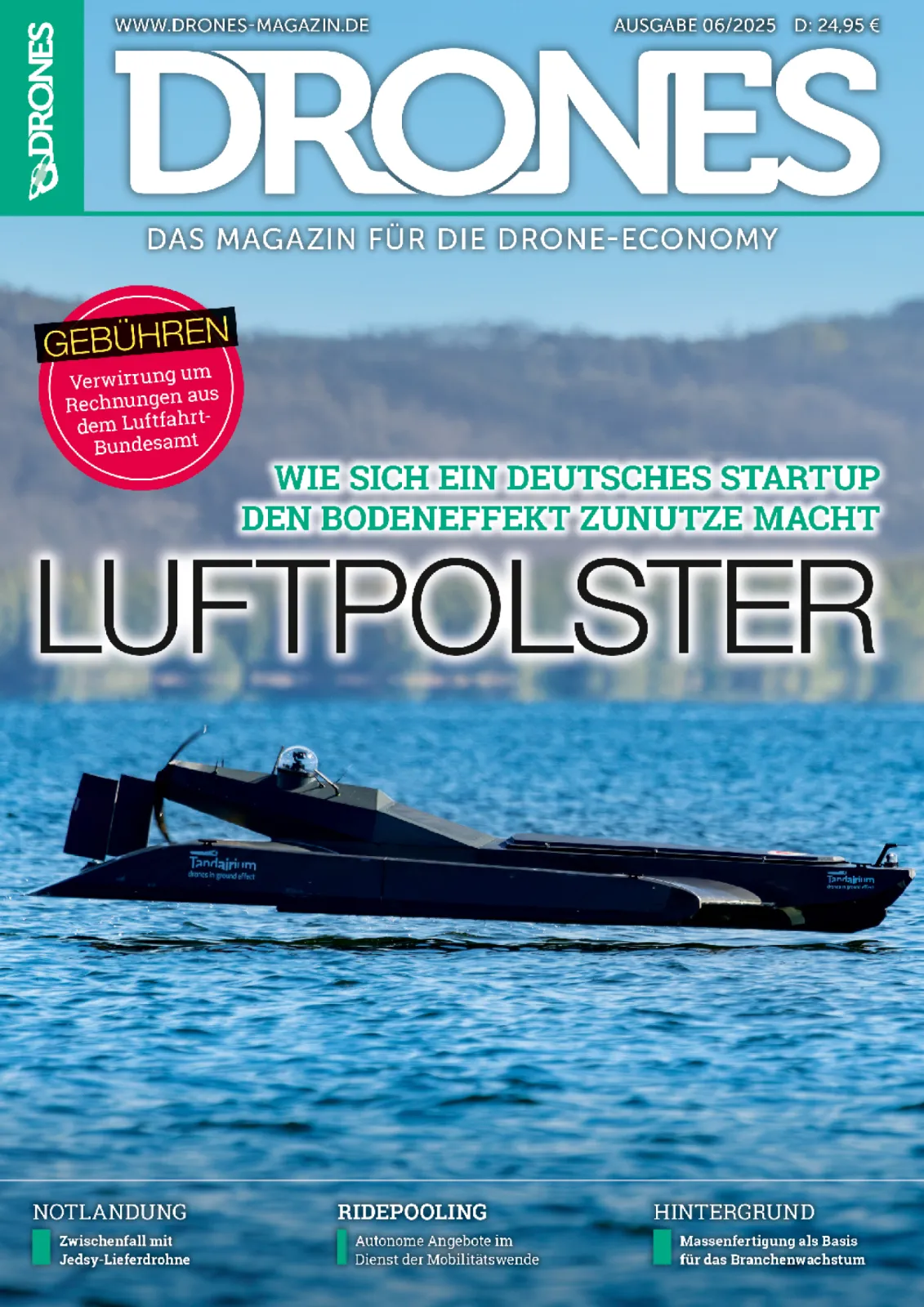 Cover of Drones Magazine, issue 6/2025