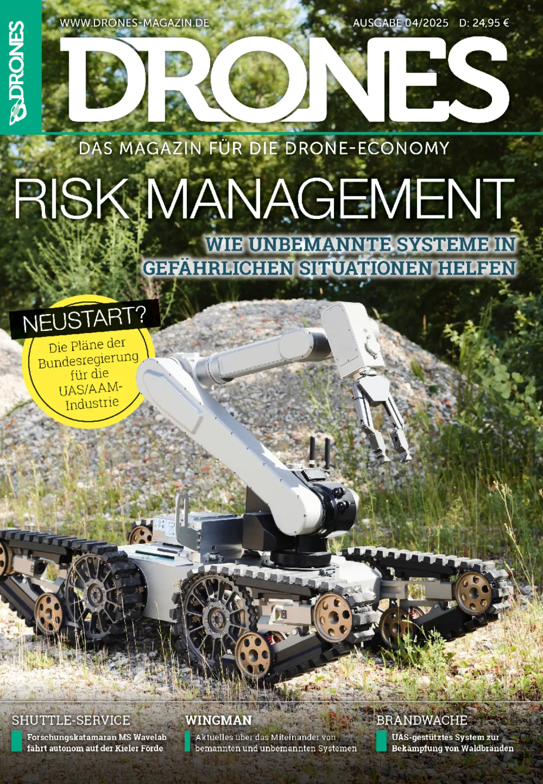 Cover of Drones Magazine, issue 4/2025