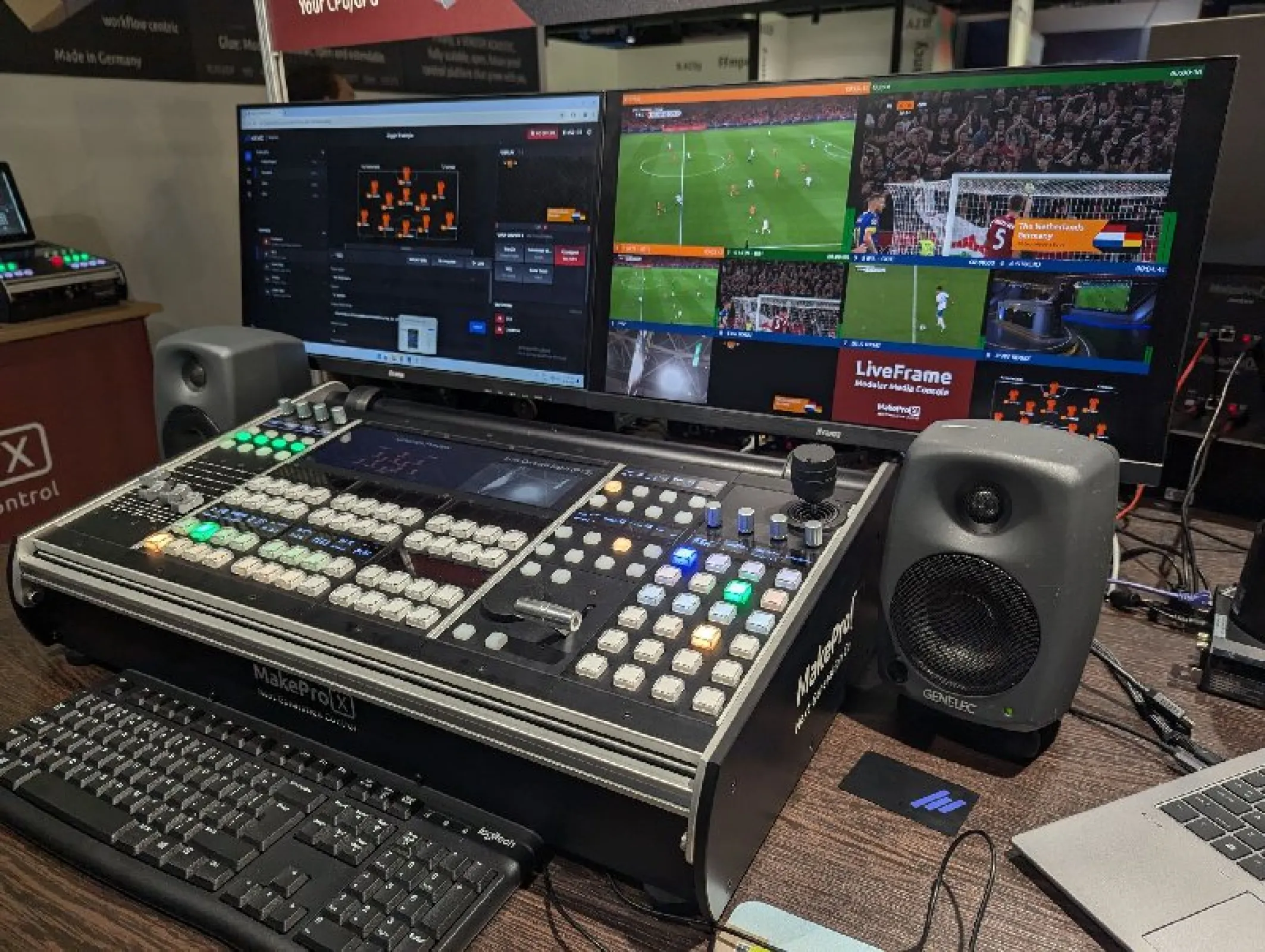 The MakePro X LiveFrame integrates your individualized "cloud in a box" for maximum ease and mobility