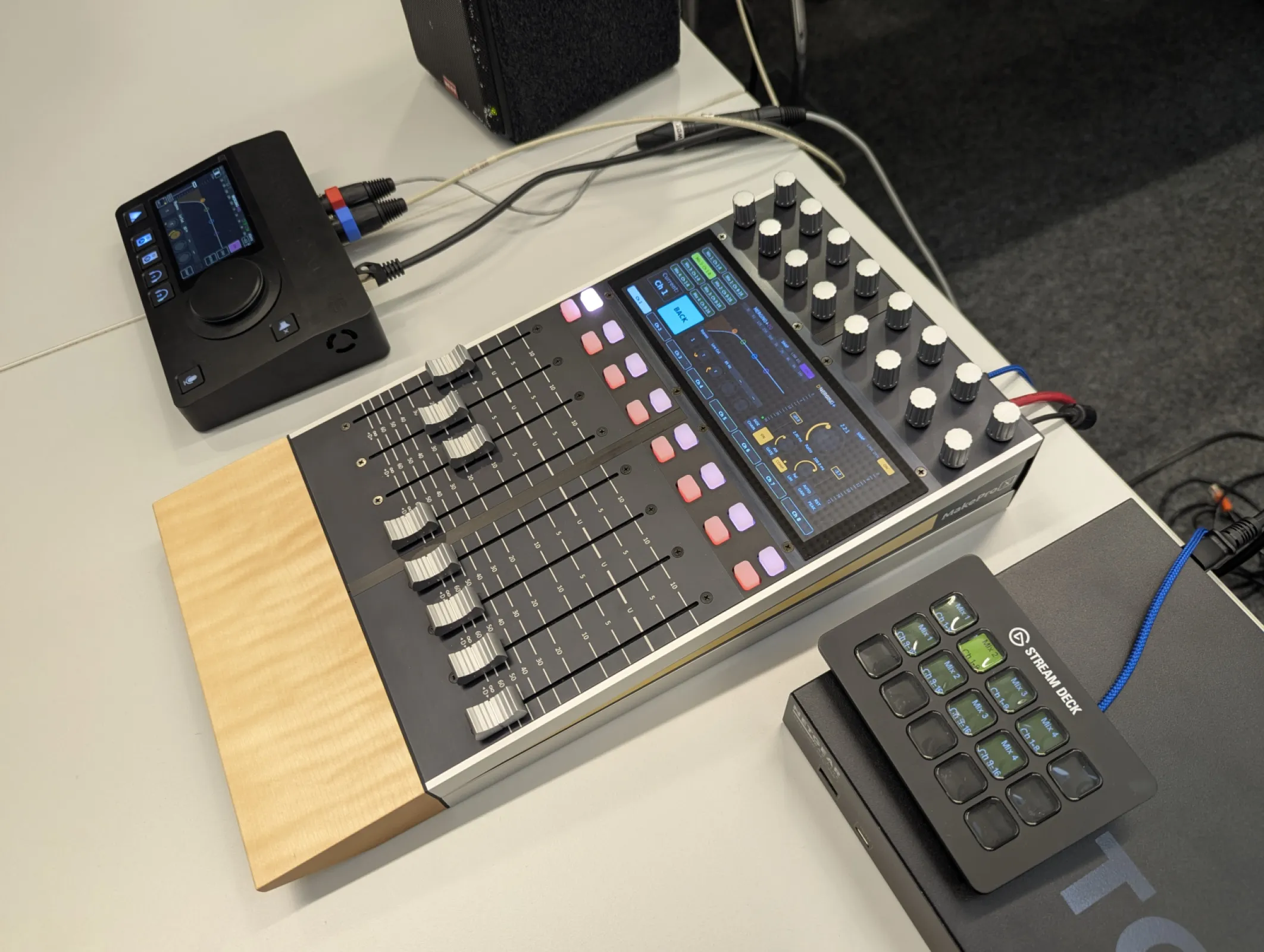 Integrated Chrome Browser enabled Capacitive Touch Screens for compact and intuitive tactile + touch "best of both worlds" operation.