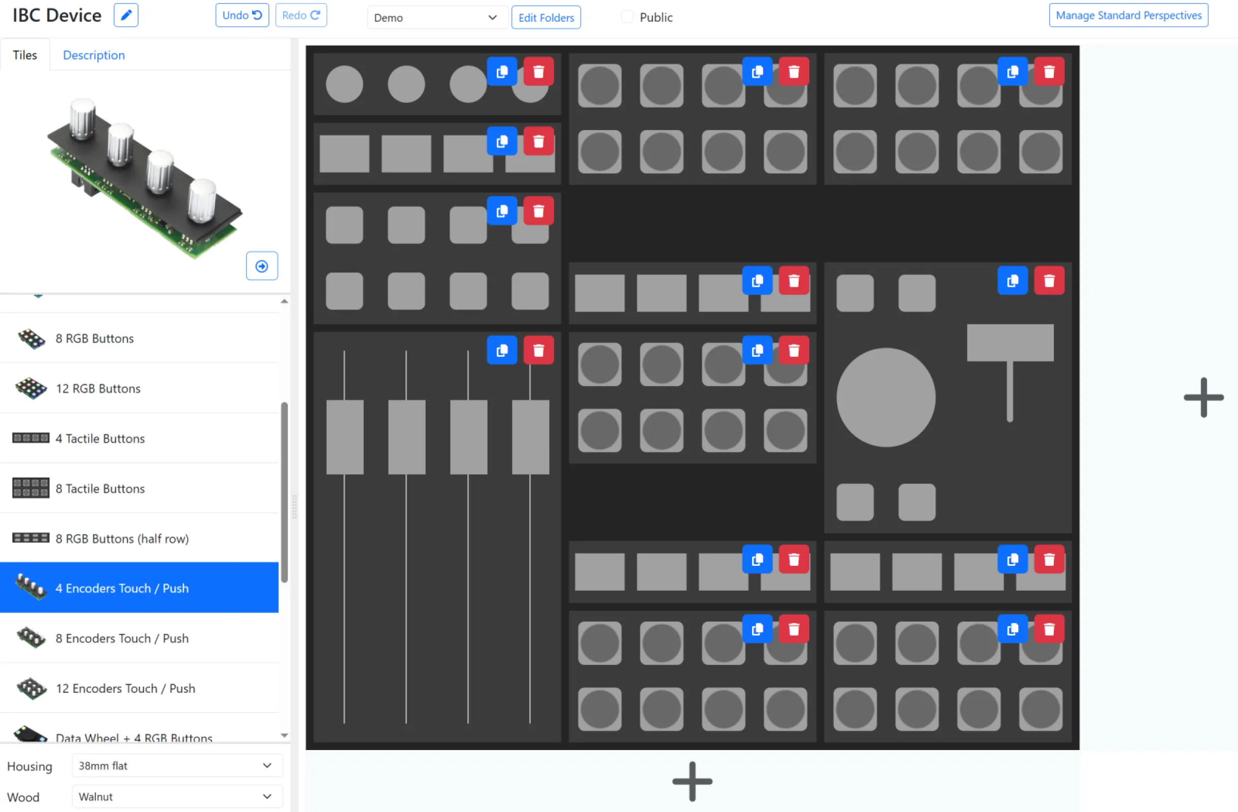 The MakePro X "drag and drop" online builder lets you design your perfect operator frontend.