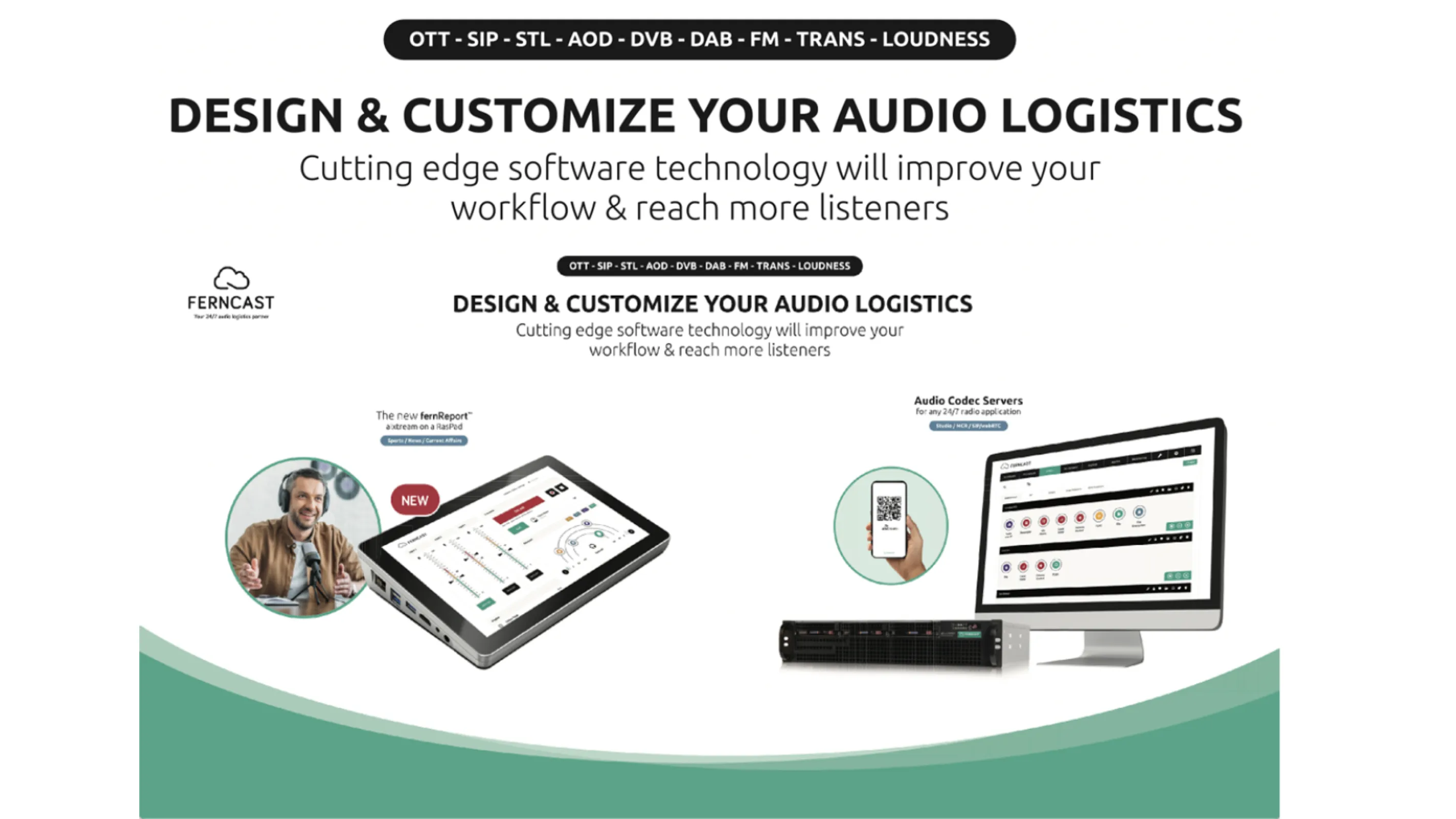 Any radio workflow can be realized with aixtream